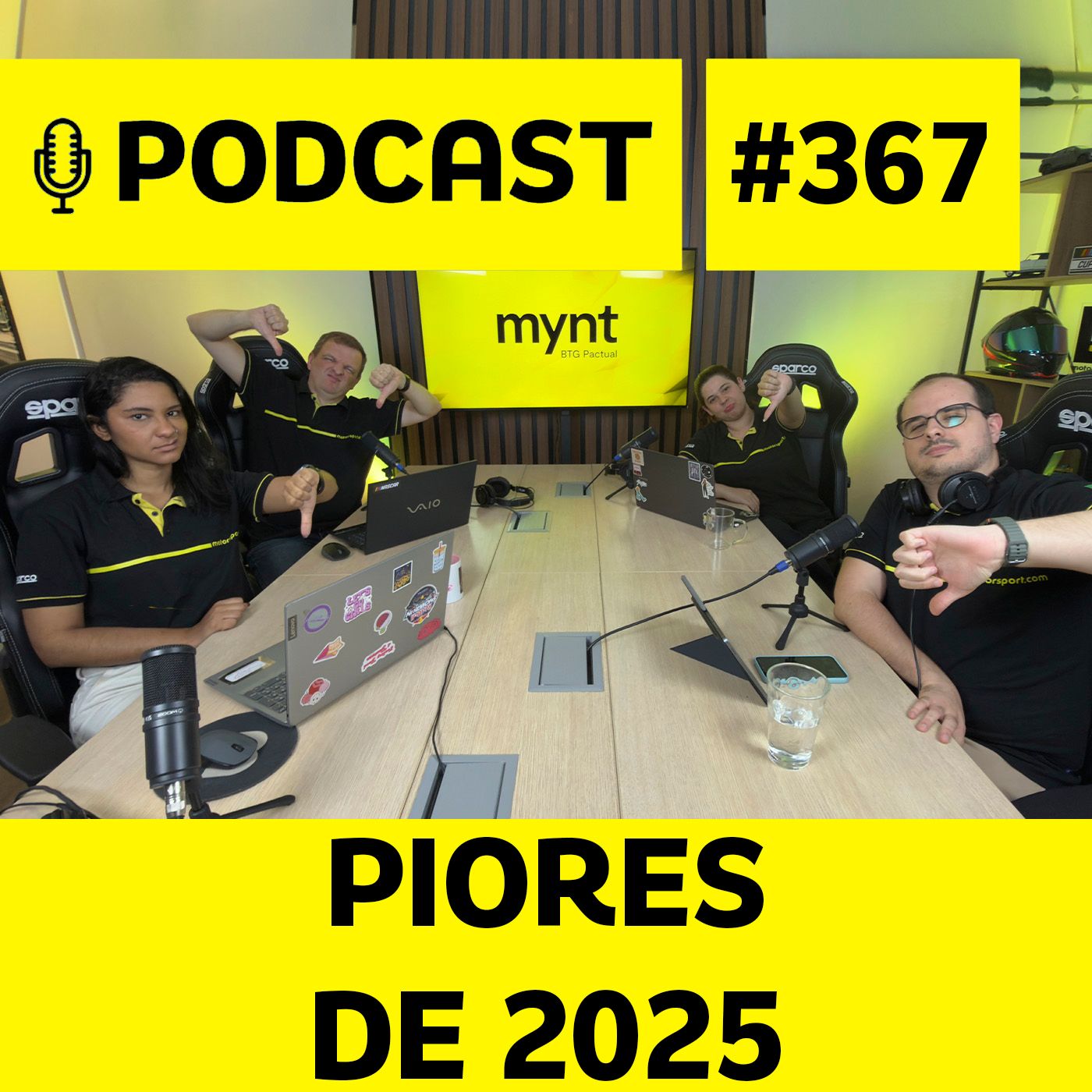 Podcast 367: Hamilton perdido? Red Bull? McLaren? Os piores do ano na F1 2025!