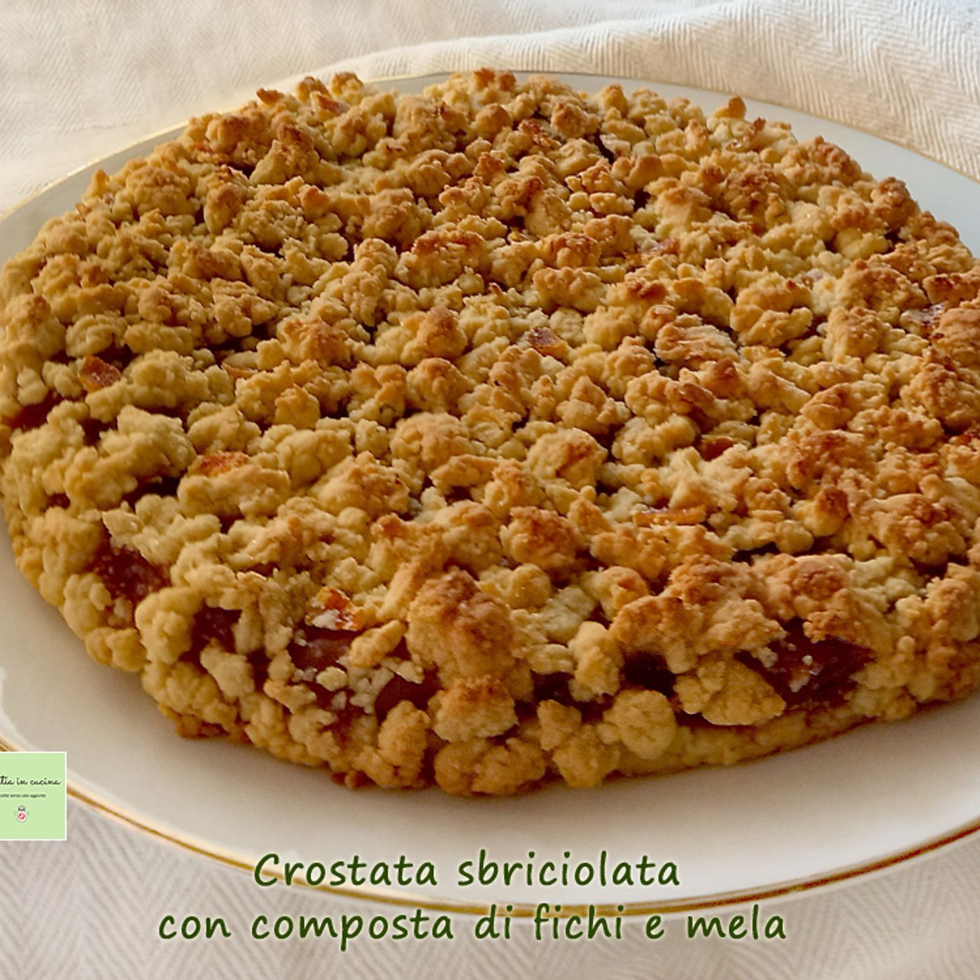 Crostata sbriciolata con composta di fichi e mela episode artwork