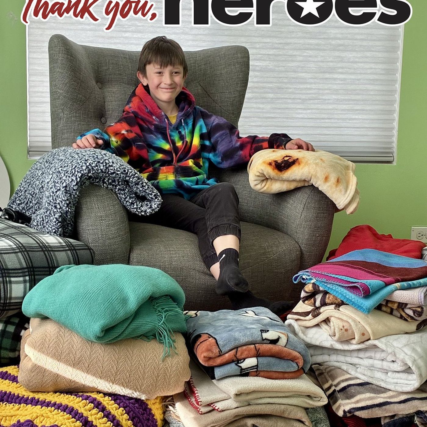 At 9, Crystal Lake boy collects blankets for homeless people – and his kindness is infectious episode artwork