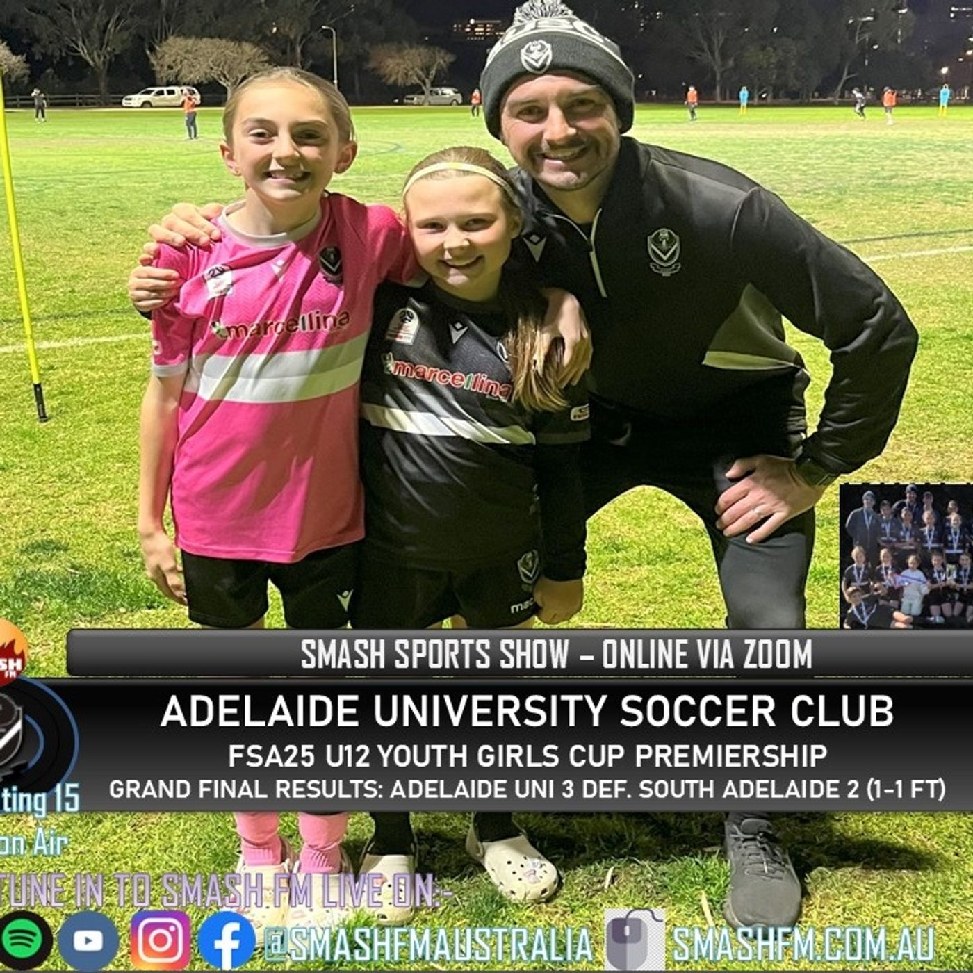 SSS15THYR: Adelaide University SC U12 Youth Girls Cup Premiership Interviews 250825