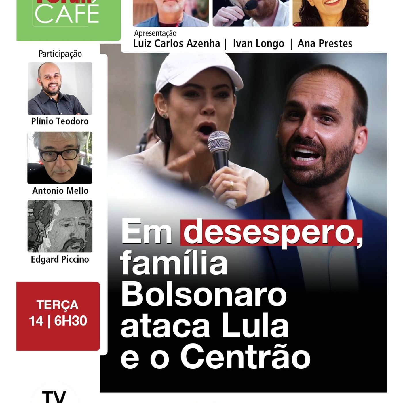 Desesperados: Bananinha bate em Ciro Nogueira, Michelle roga praga em Lula e Janja | 14.10.25