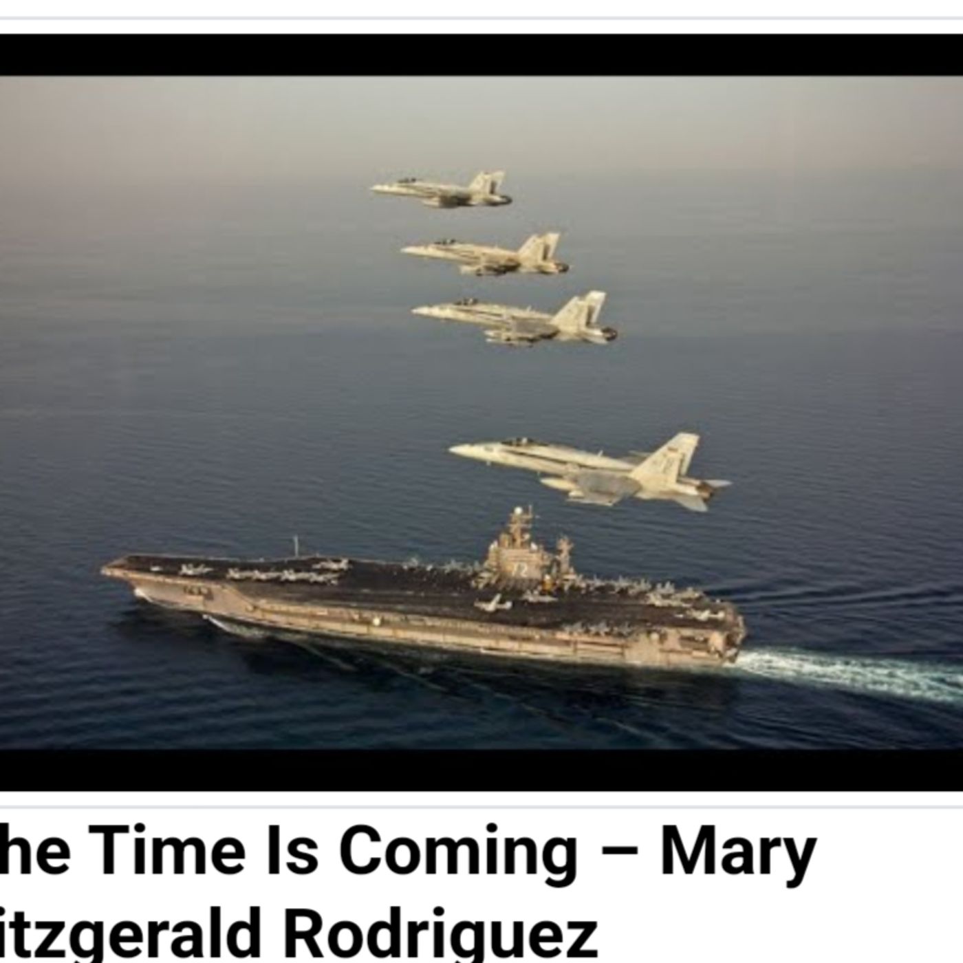 The Time Is Coming – Mary Fitzgerald Rodriguez episode artwork
