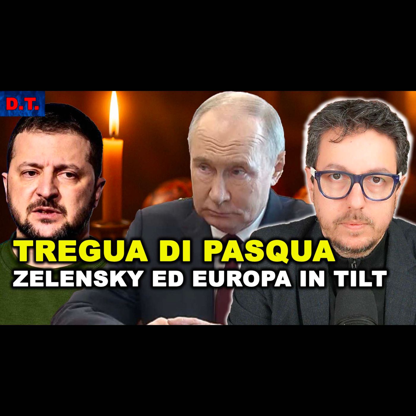 PUTIN ANNUNCIA LA TREGUA DI PASQUA di 30 ore | Zelensky tentenna poi accetta