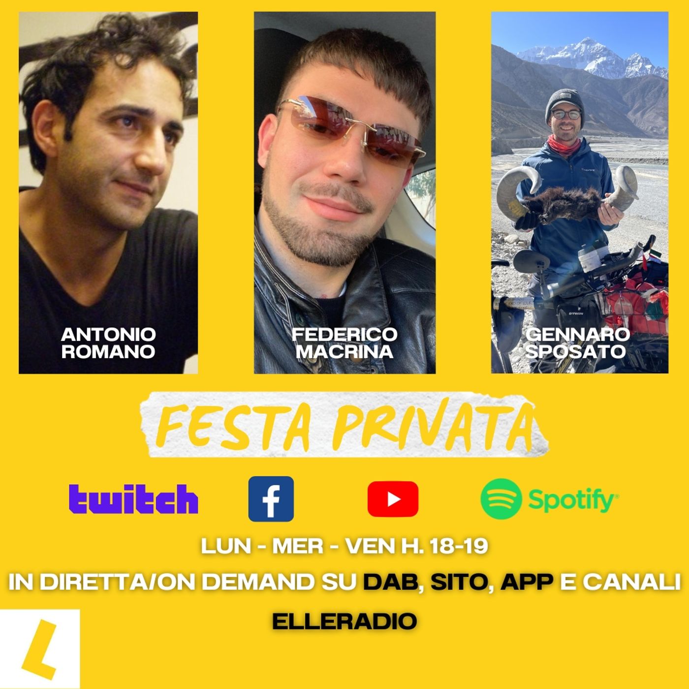FESTA PRIVATA: la storia di Gennaro, 9 anni in viaggio in bici per 75mila km (9/10/'24) episode artwork