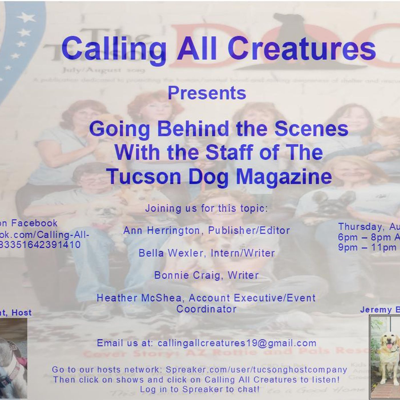 Calling All Creatures