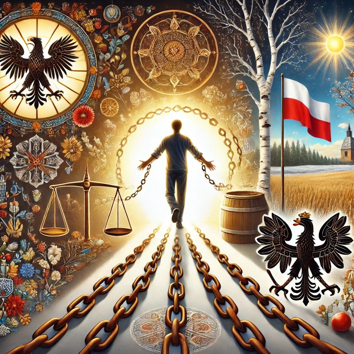 "Ironią jest, że prawdziwa wolność przychodzi, gdy całkowicie się poddajesz—stając się "niewolnikiem" wyższego celu." episode artwork