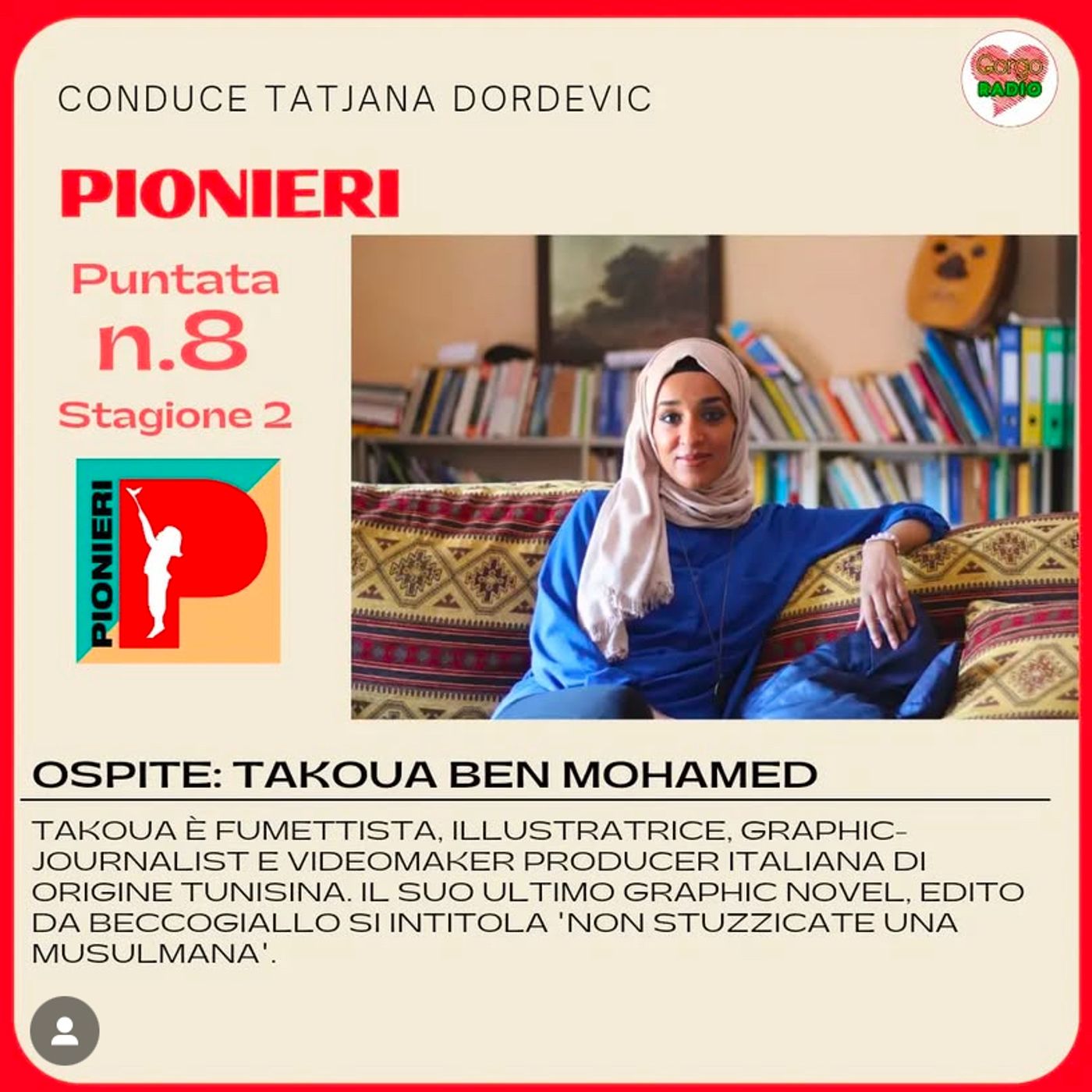 Intervista a Takoua Ben Mohamed, fumettista e illustratrice episode artwork