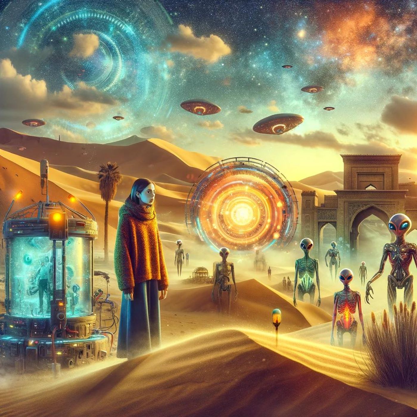 Encountering Alien Hybridization in Parallel Reality Desert- Poly Rotterman - Typical Skeptic #1736