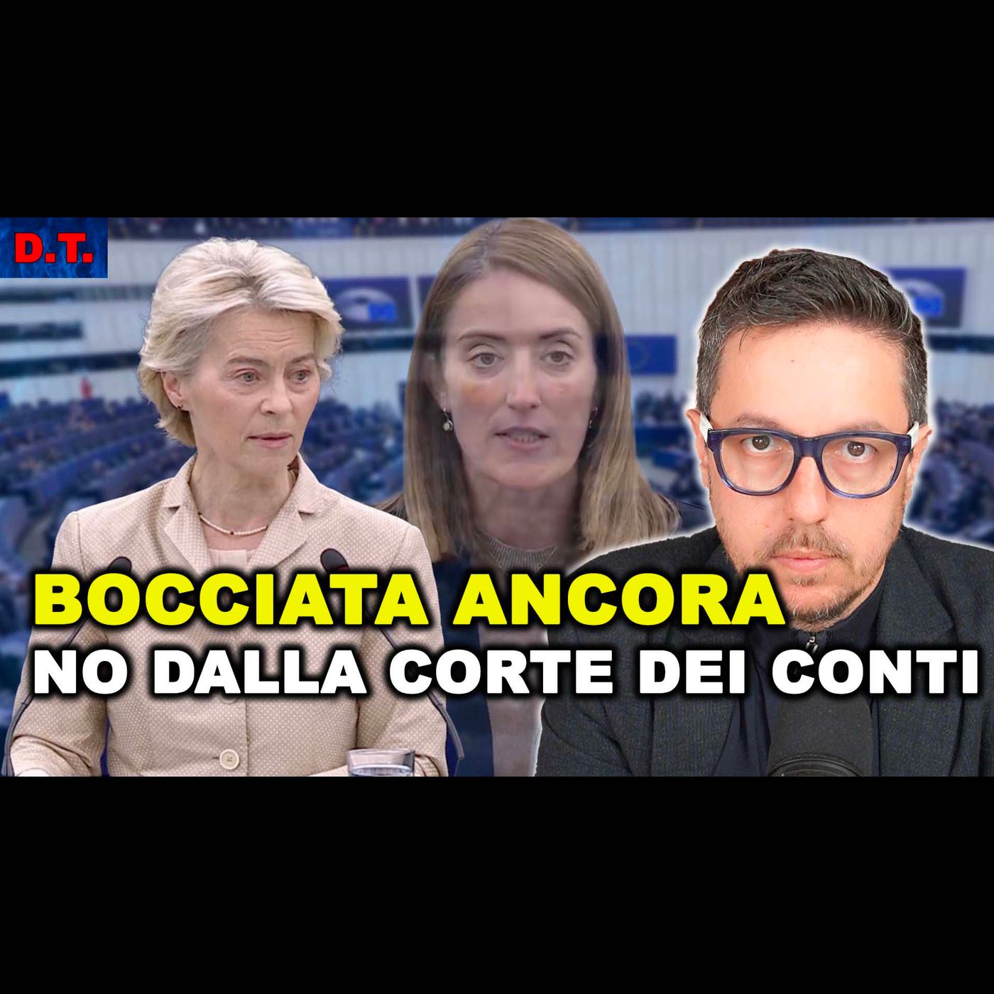 URSULA BOCCIATA DALLA CORTE DEI CONTI sui Fondi di Coesione per il Riarmo
