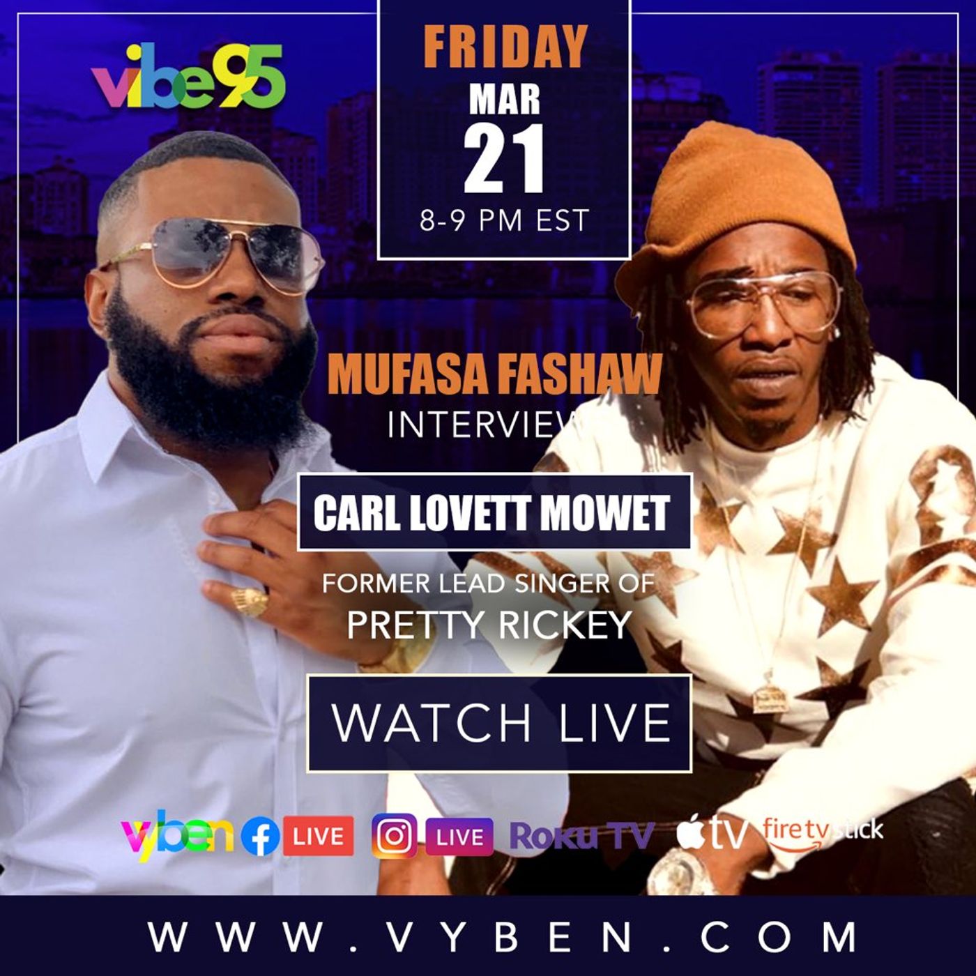 Vibe95 PRESENT: MR XKLUCIVE &  LE\'LITTY ON CELEBRITY FRIDAYS WITH SPECIAL GUEST EACH&EVERY FRIDAY