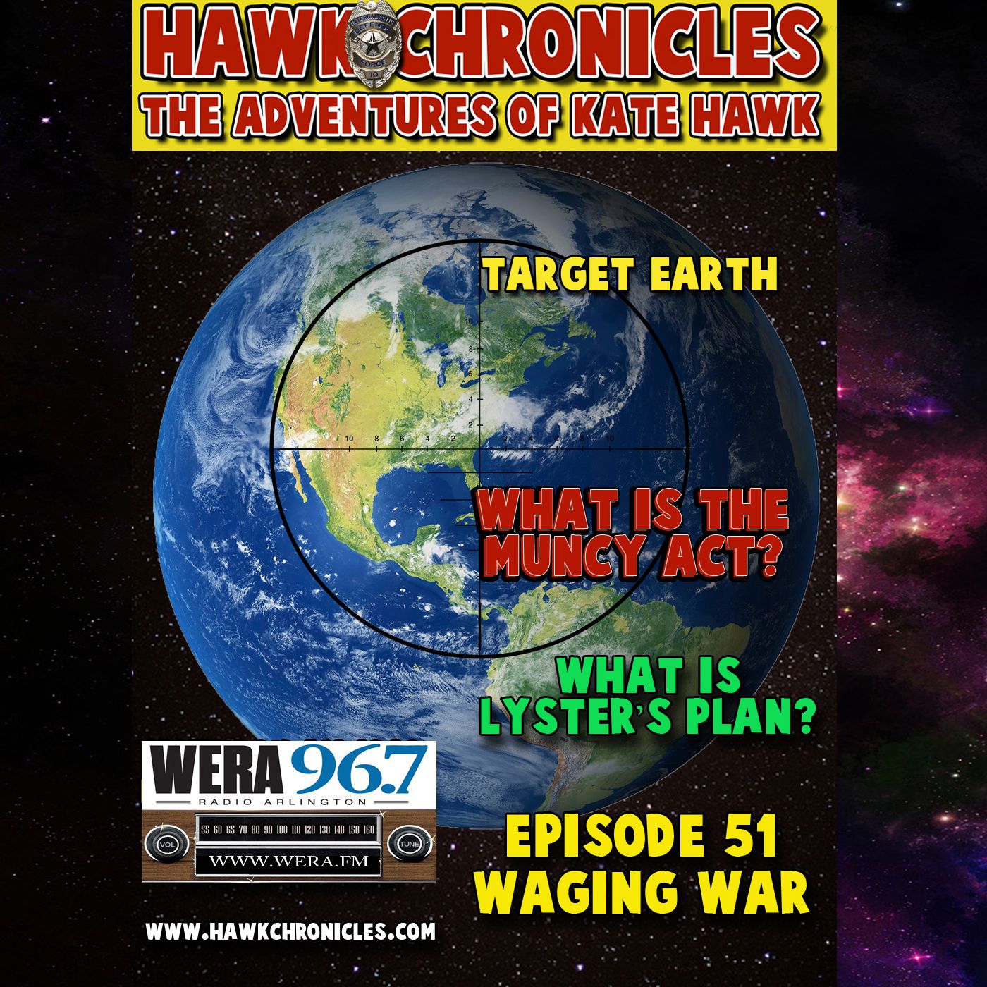 Episode 51 Hawk Chronicles "Waging War" episode artwork