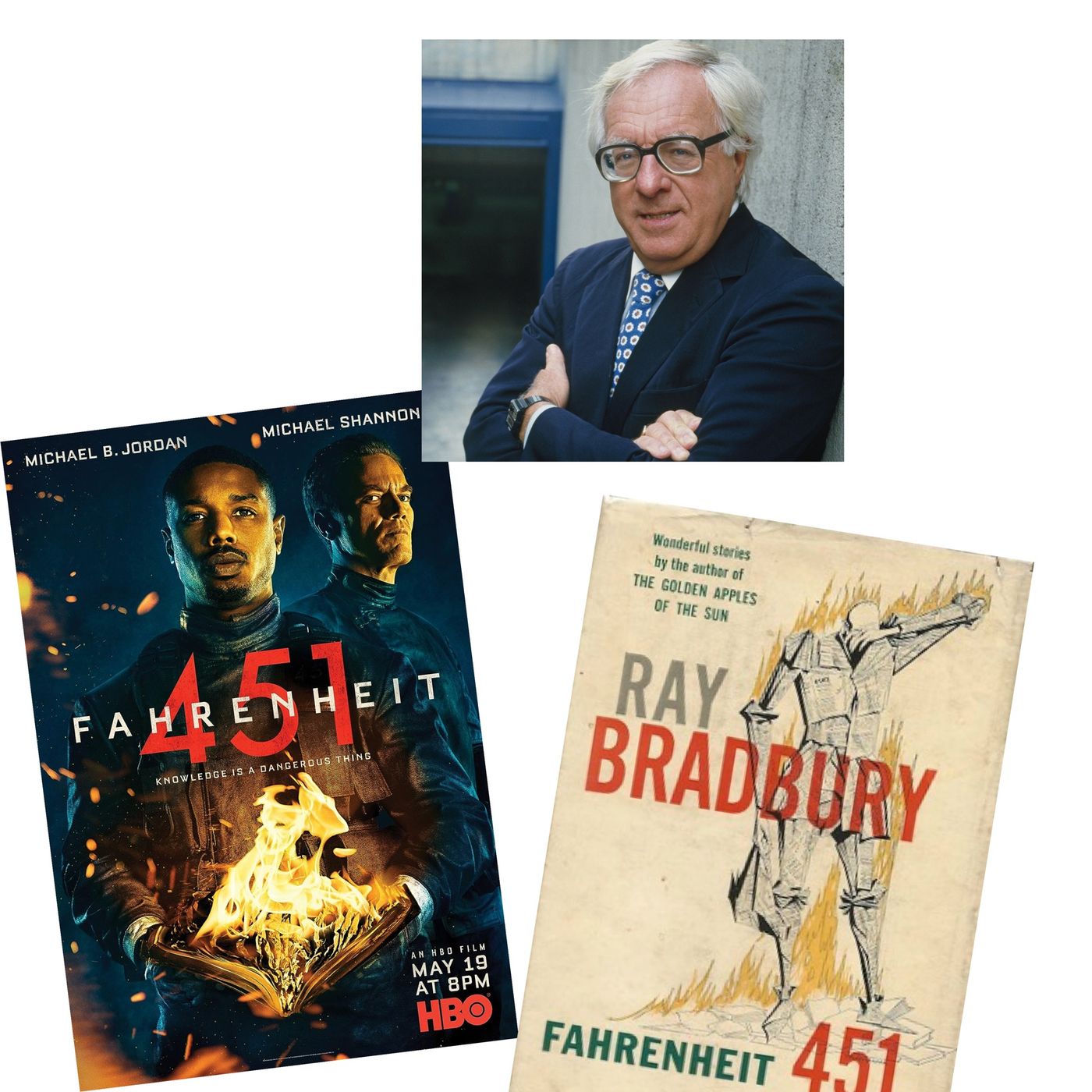 Fahrenheit 451: The Ray Bradbury 1953 Novel Vs the 2018 Michael B. Jordan & Michael Shannon Film