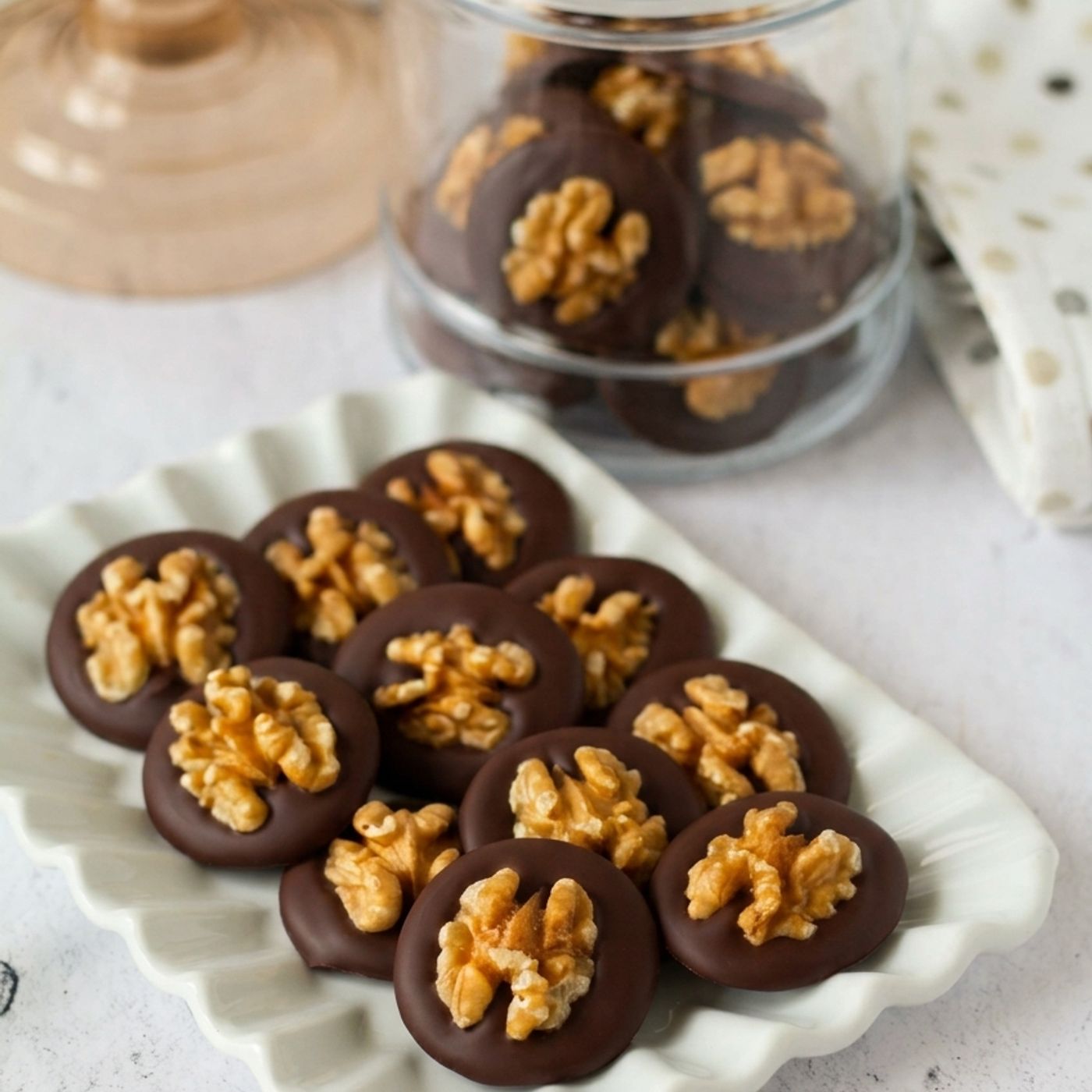 Cioccolatini alle noci
