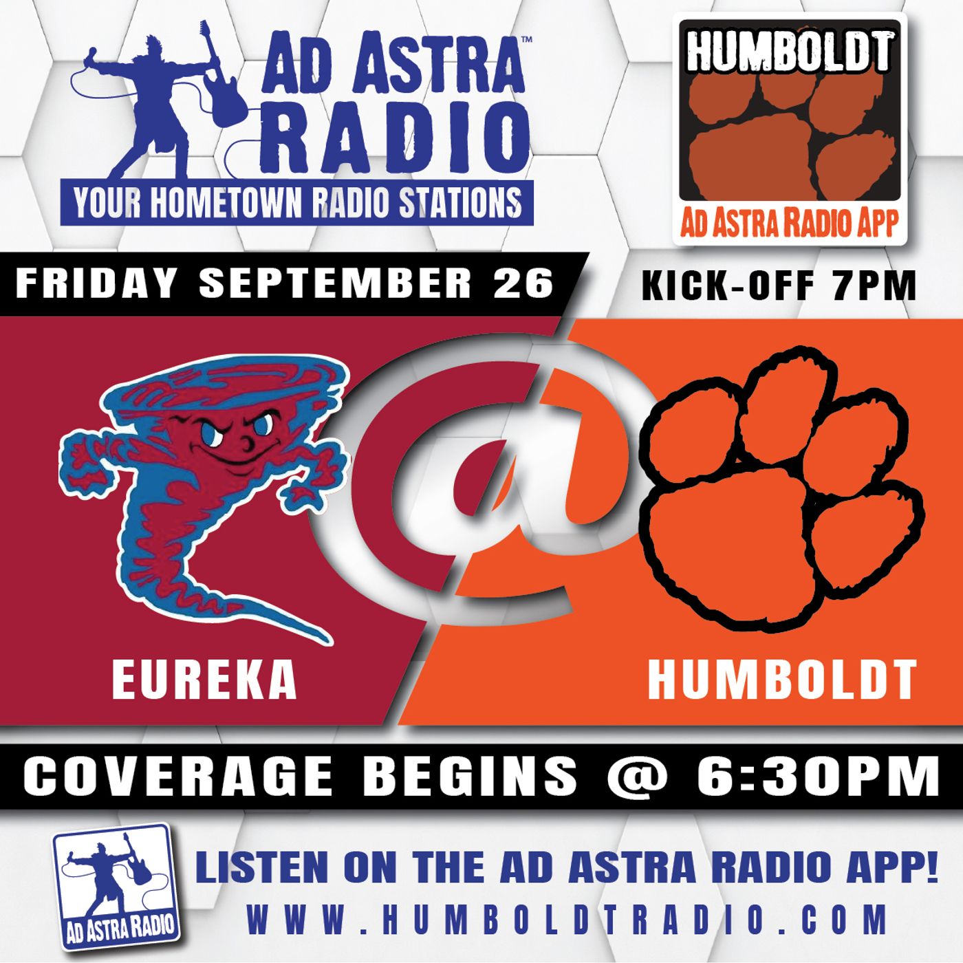 Humboldt hosts Eureka Tornadoes Football (September 25, 2025) episode artwork