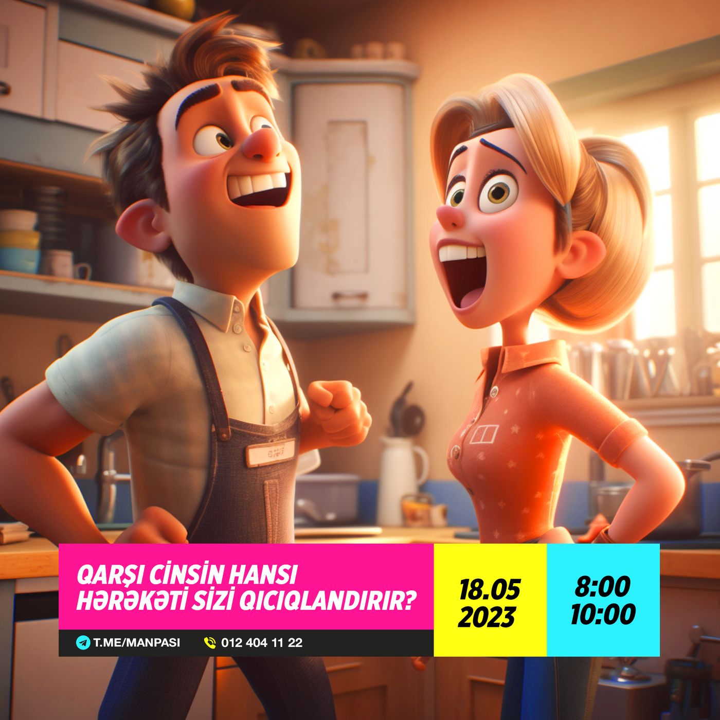 Qarşı cinsin hansı hərəkəti sizi qıcıqlandırır? 18.05.2023