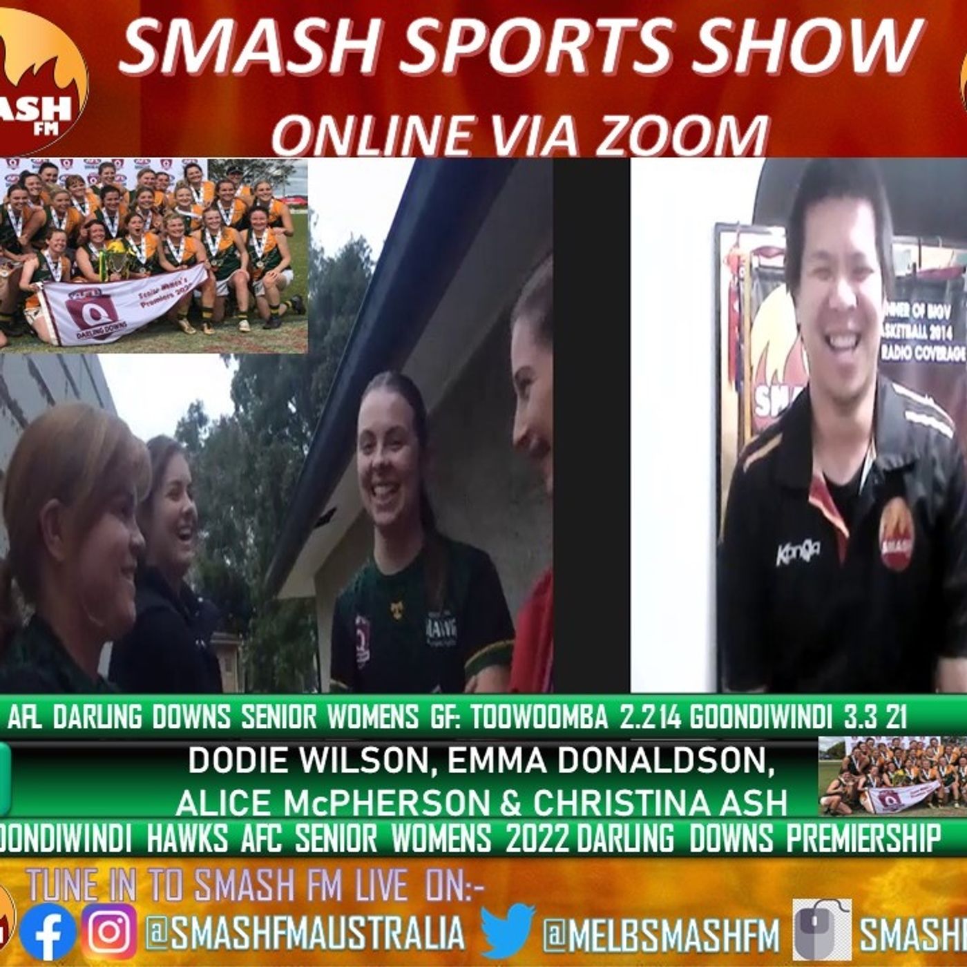 SSS10THYR: Goondiwindi Hawks AFC 2022 AFL Darling Downs Senior Womens Premiership Interviews 020523