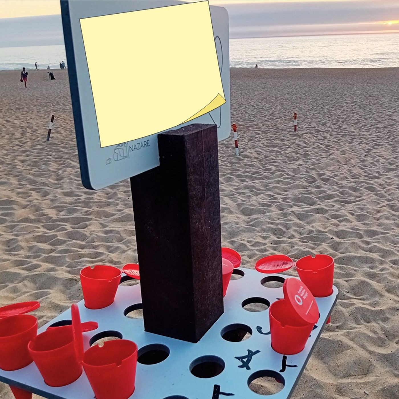 What are the RED cones on #salgado beach? episode artwork