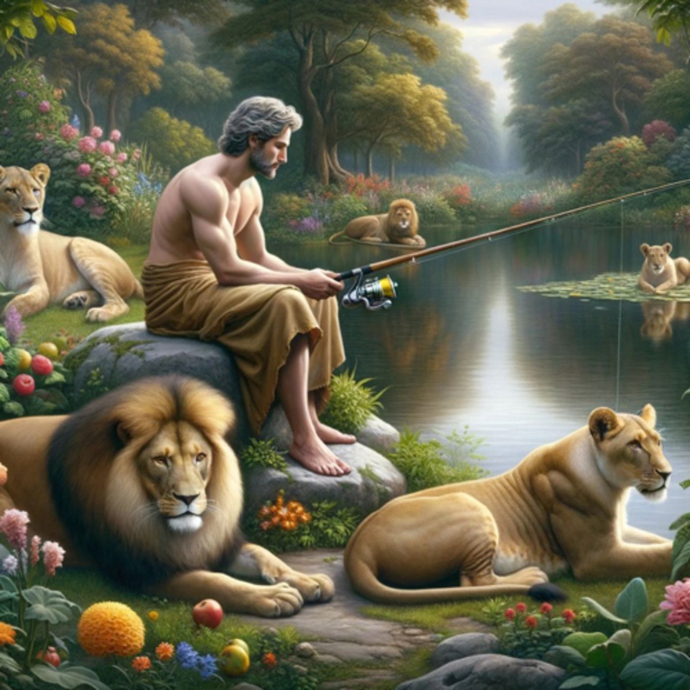 Adam left Eve alone