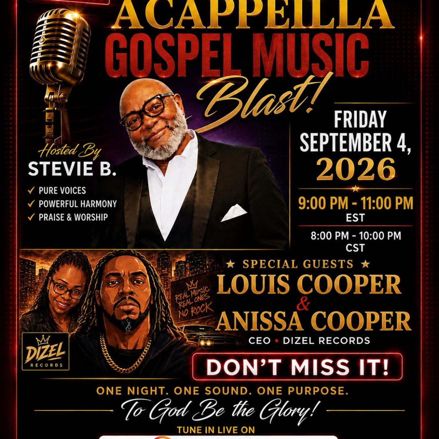 Stevie B. Acappella Gospel Music Blast - (Episode 364) episode artwork