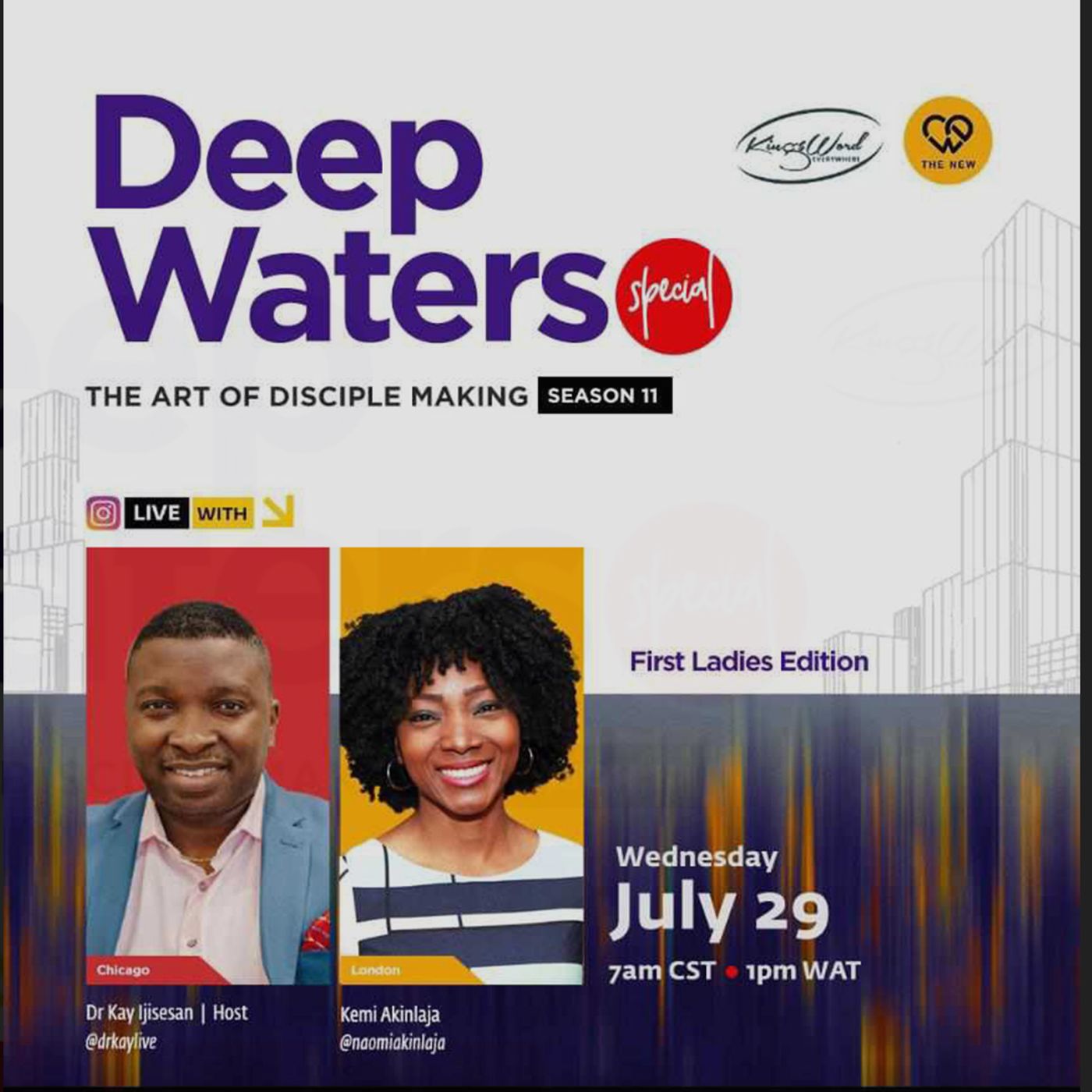 The Art of Disciple Making S11 E3 First Ladies Edition - Dr Kay Ijisesan with Kemi Akinlaja episode artwork