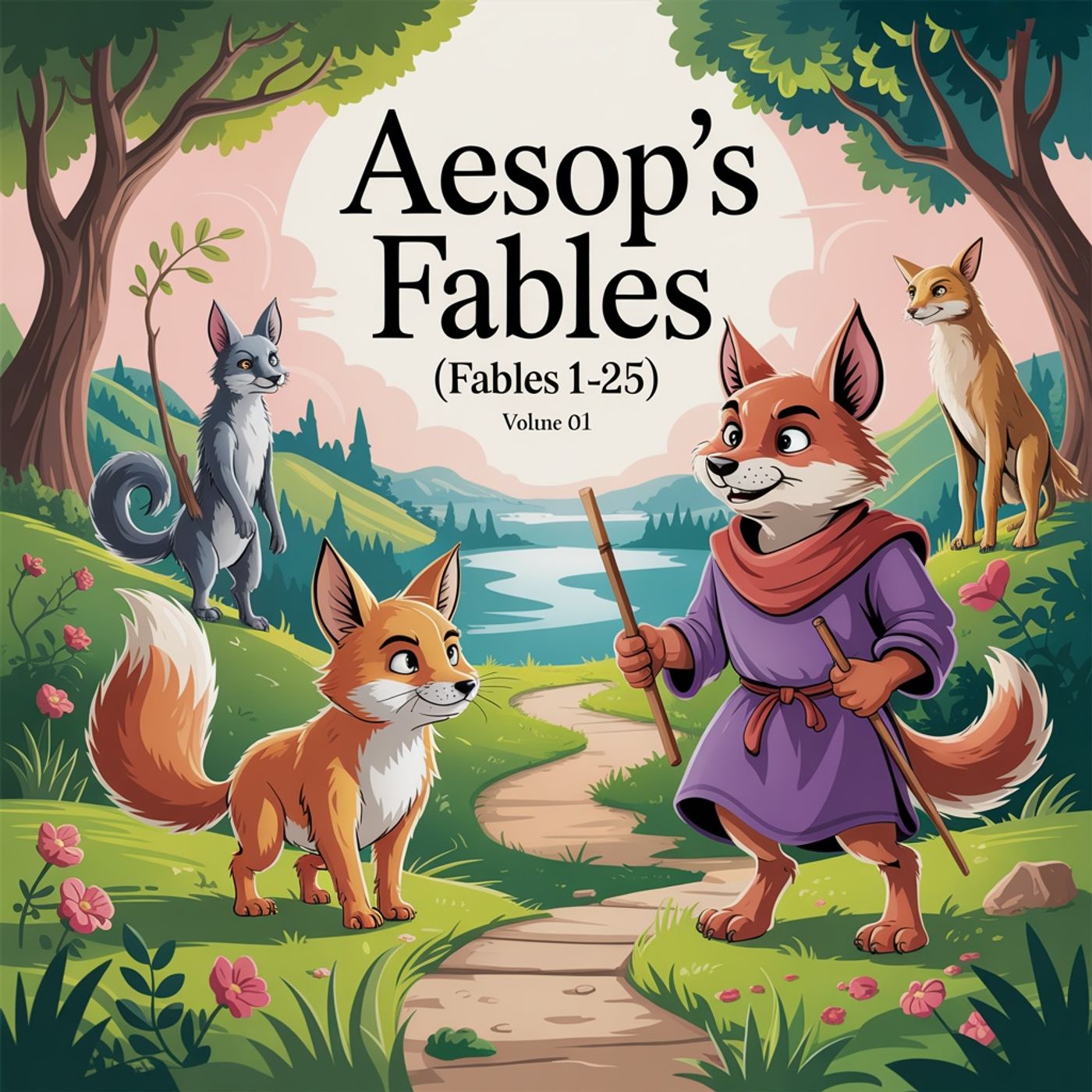 Aesop's Fables: Volume 01 - Tales for Young Minds (Fables 1-25)