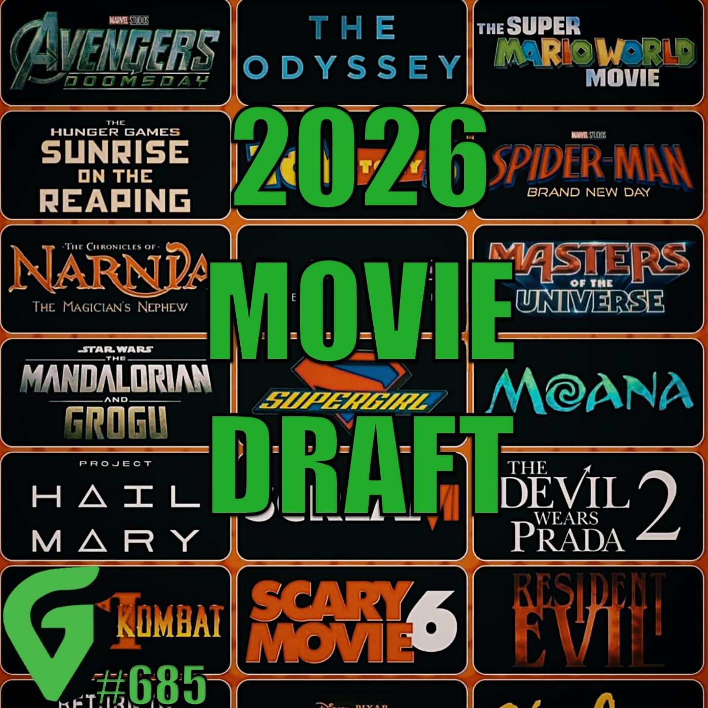 2026 Movie Draft : GV 685