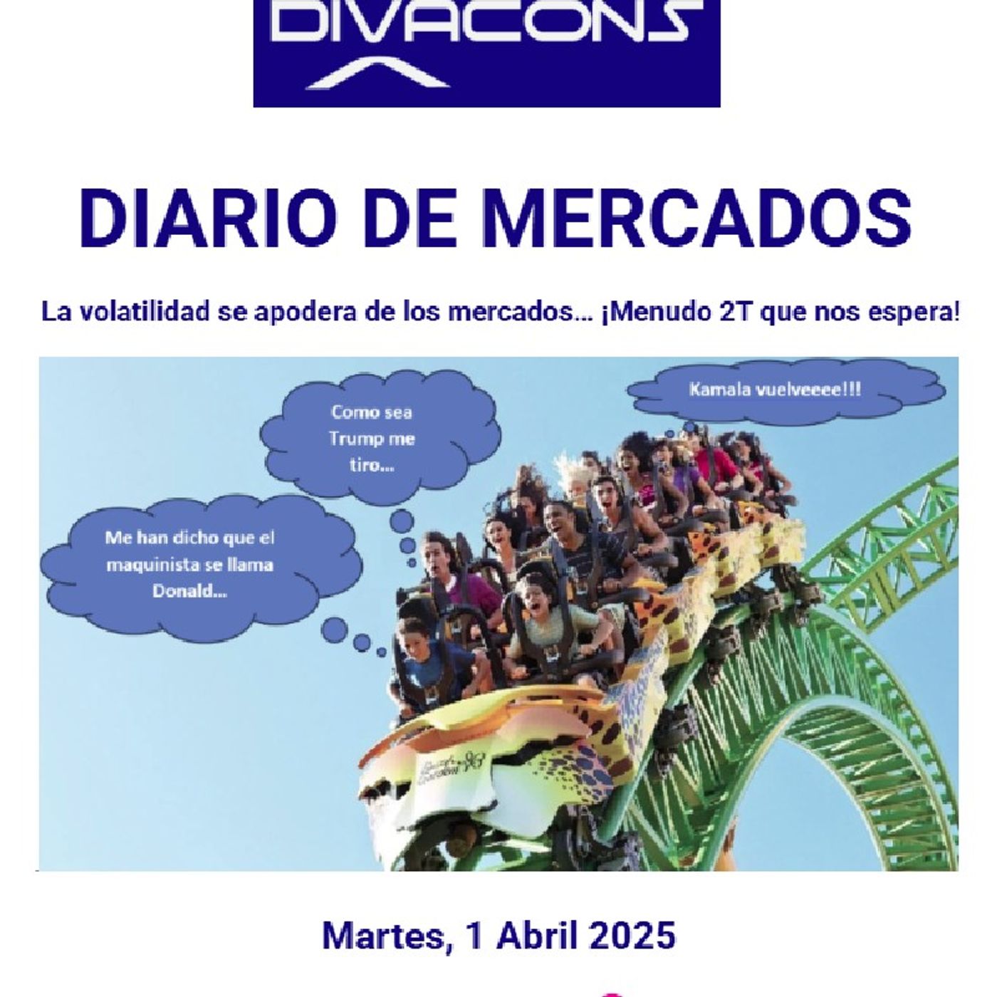PODCAST en abierto DIARIO DE MERCADOS Martes 1 Abril 2025 episode artwork