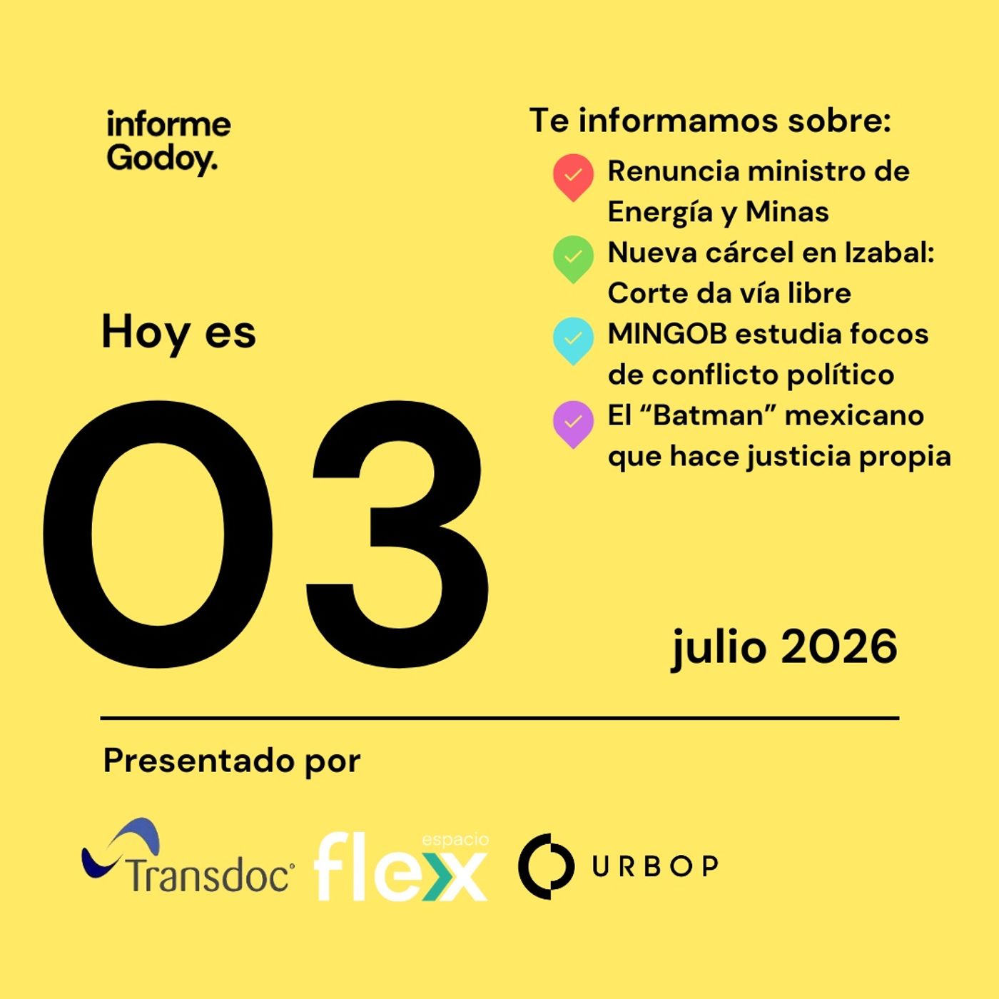 03 de julio 2026 episode artwork