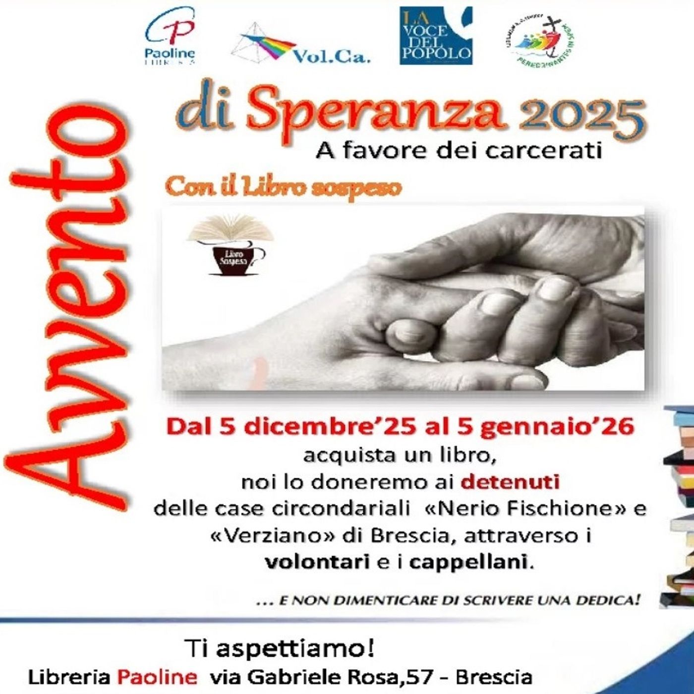 Alla Libreria Paoline un "Libro sospeso" per le persone in carcere: intervista a Suor Veronica Bernasconi  -  12 dicembre 2025 episode artwork