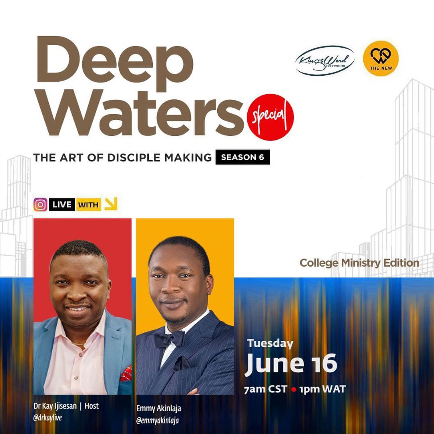 The Art of Disciple Making S6 E2 - Dr Kay Ijisesan with Pastor Emmy Akinlaja episode artwork