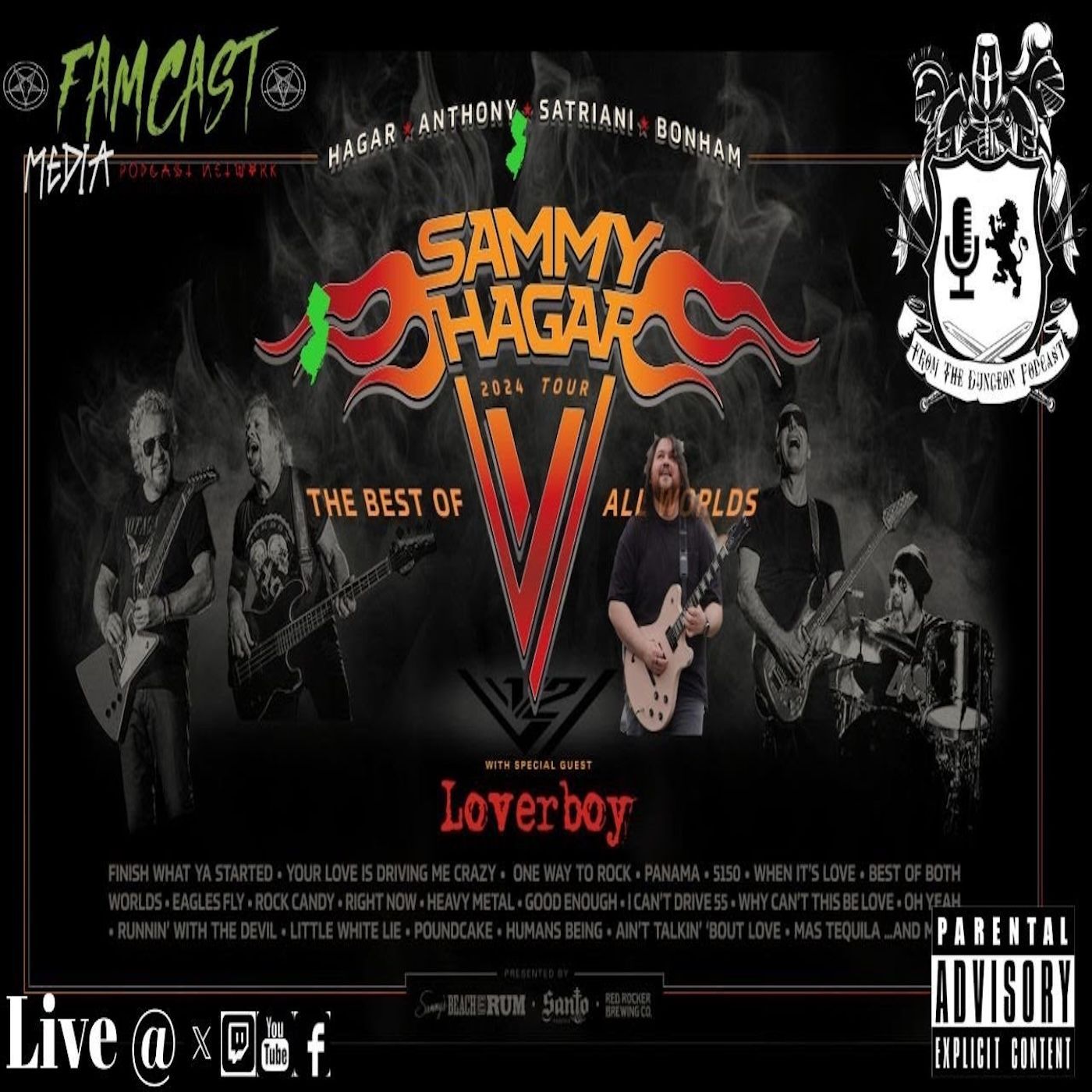 Wolfgang is Down With Sammy Hagar Tour