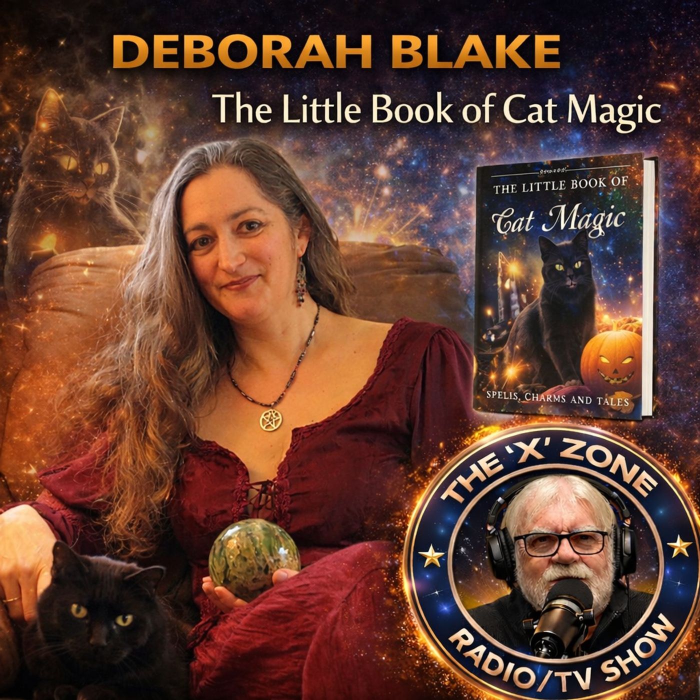 Rob McConnell Interviews - DEBORAH BLAKE - The Little Book of Cat Magic