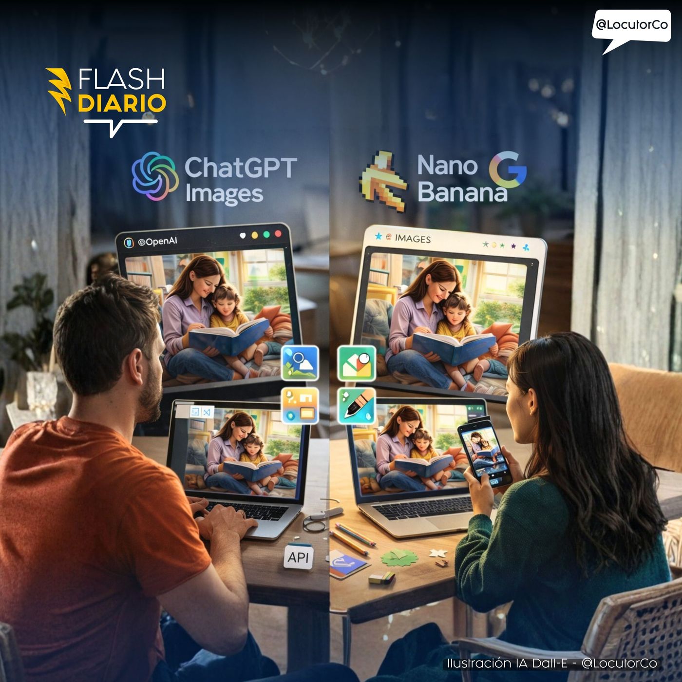 ChatGPT desafía a Nano Banana