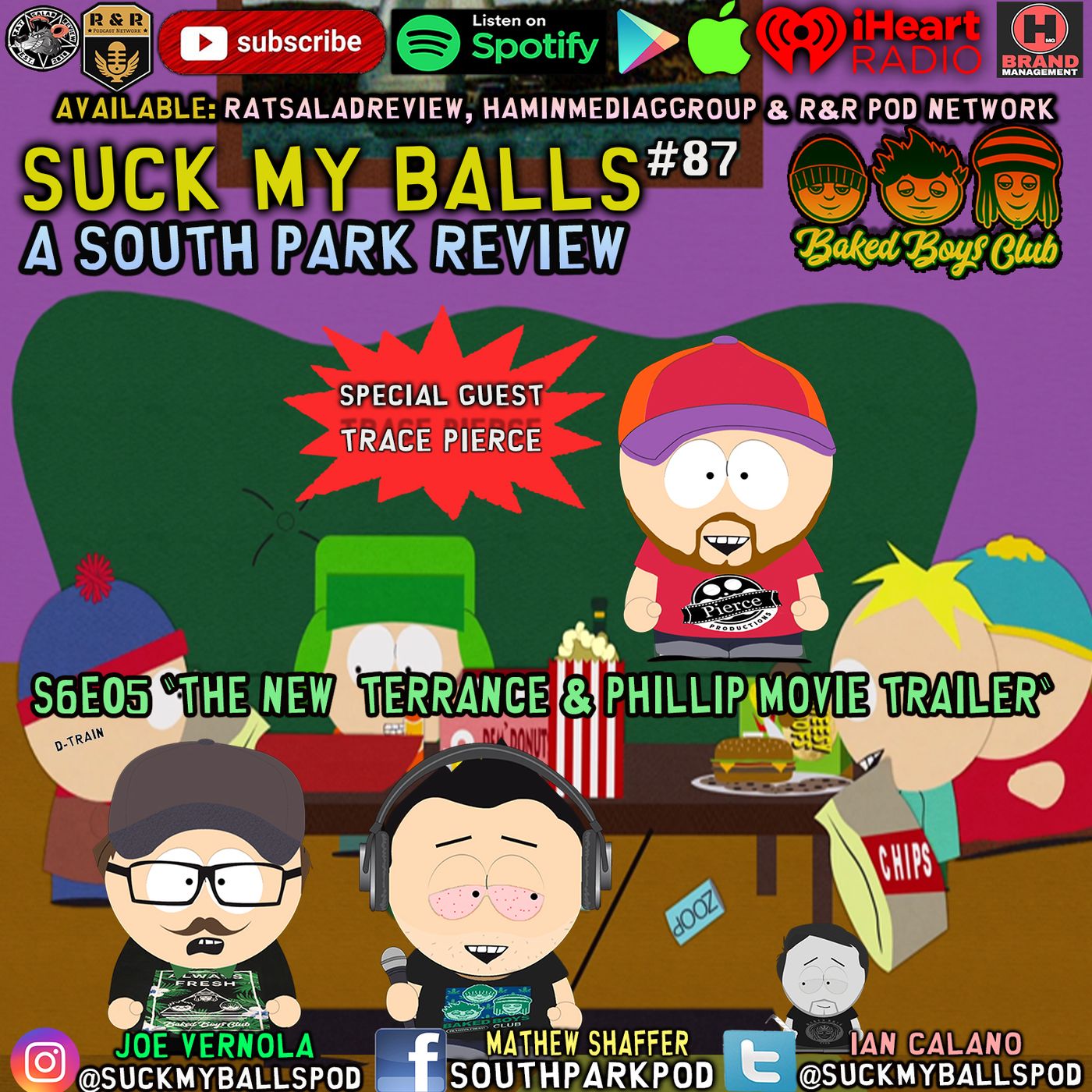 SMB #87 - S6E5 The New Terrance & Phillip Movie Trailer - Guest Trace Pierce