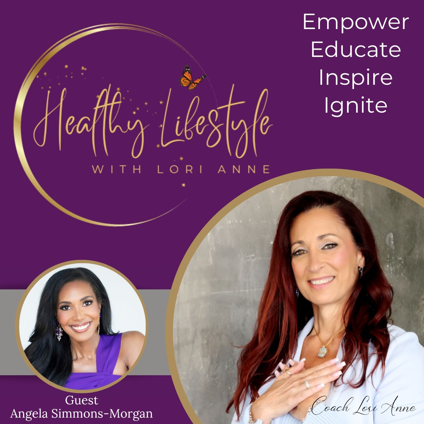 From Burnout to Bravery: Motherhood, Military Life & Finding Your Purpose | Angela Simmons Morgan episode artwork