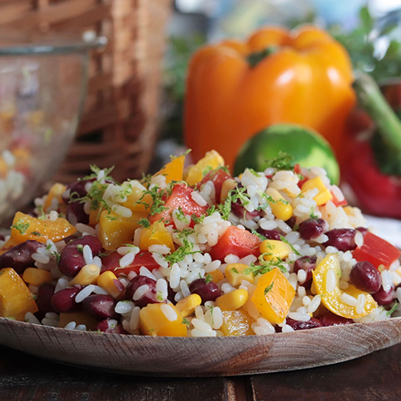 Insalata di riso messicana