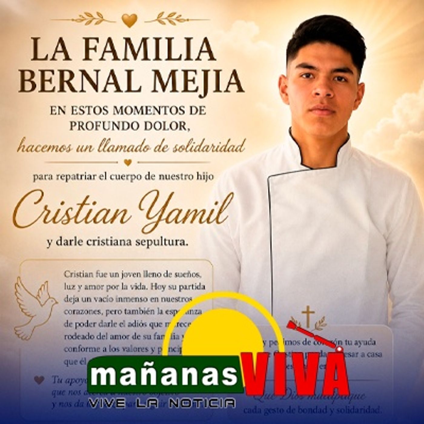 Campaña solidaria para repatriar el cuerpo de Cristian Yamil episode artwork
