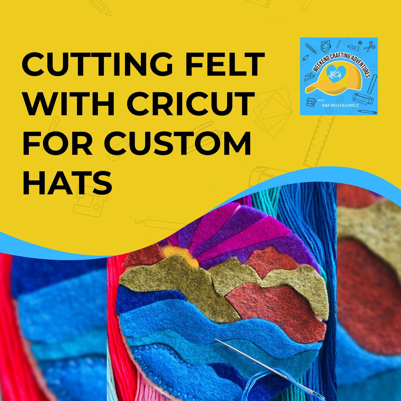 Cutting Felt With Cricut For Custom Hats