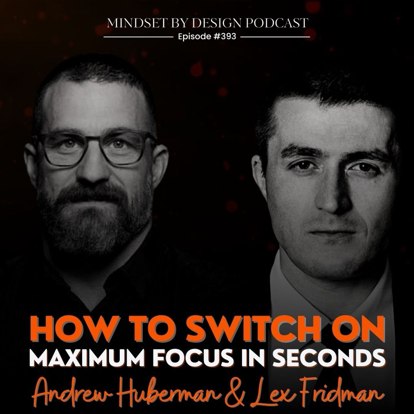 #393 How To Switch On Maximum Focus In Seconds  (Andrew Huberman and Lex Fridman) episode artwork