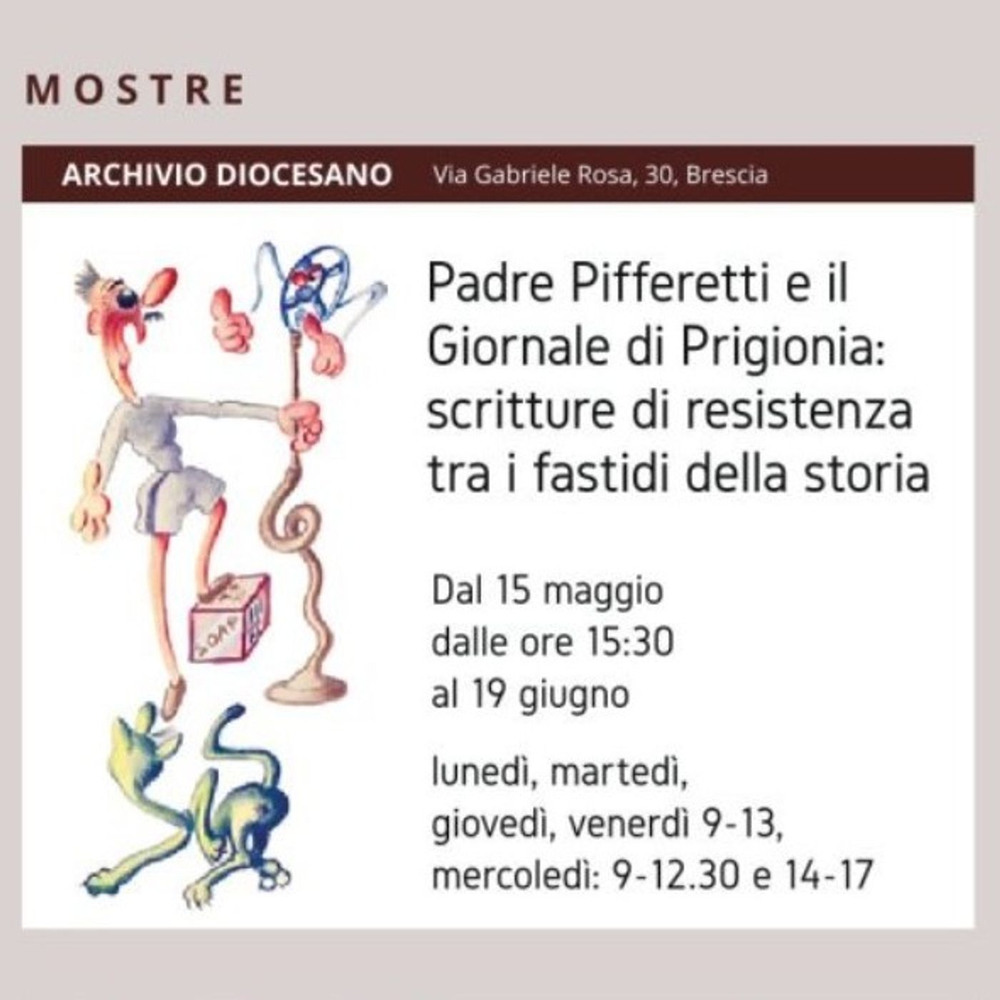 All'Archivio Storico Diocesano i diari di prigionia di Padre Giacomo Pifferetti: intervista a Lucia Signori  -  13 maggio 2026 episode artwork