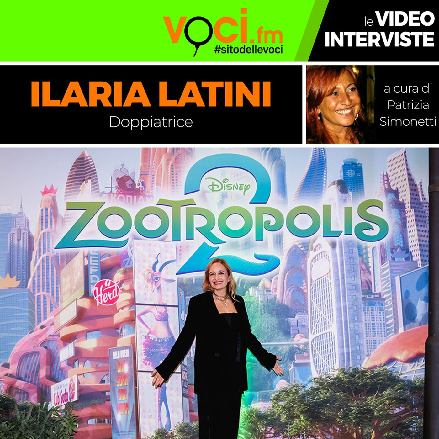 Zootropolis 2: ILARIA LATINI, voce di Judy Hopps, su VOCI.fm - clicca play e ascolta l'intervista episode artwork