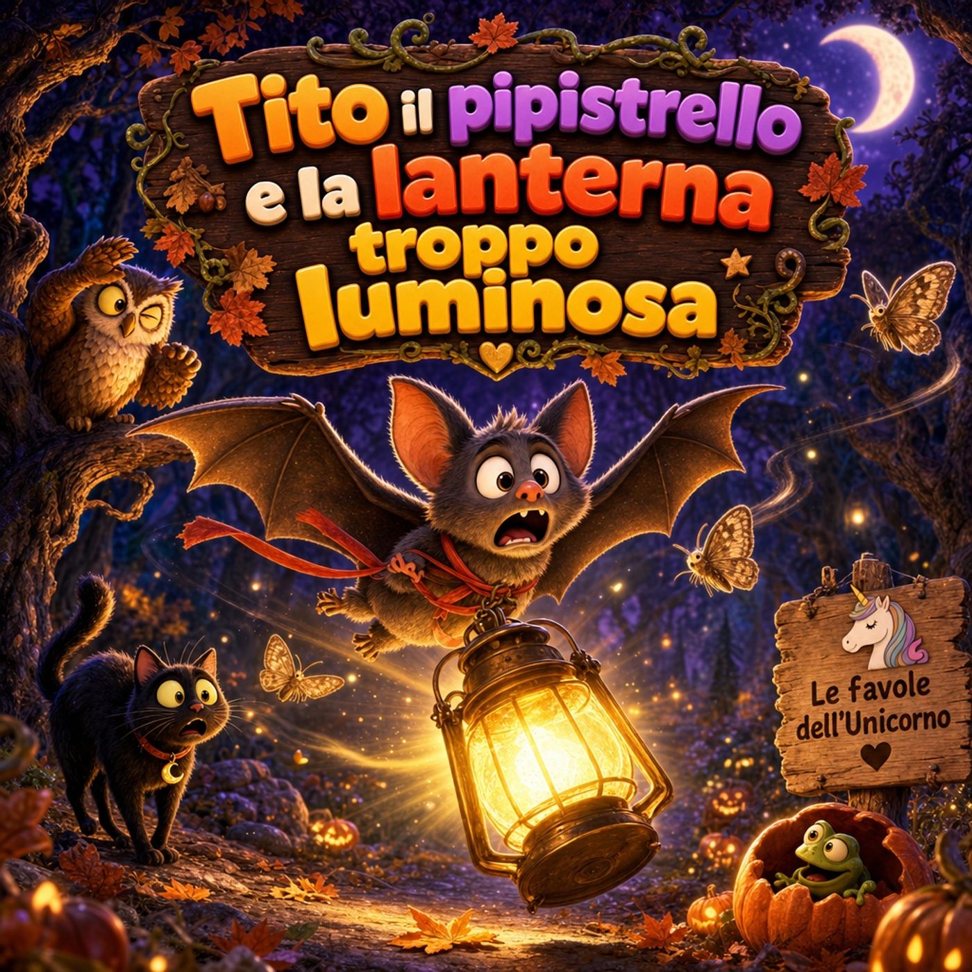 Tito il pipistrello e la lanterna troppo luminosa