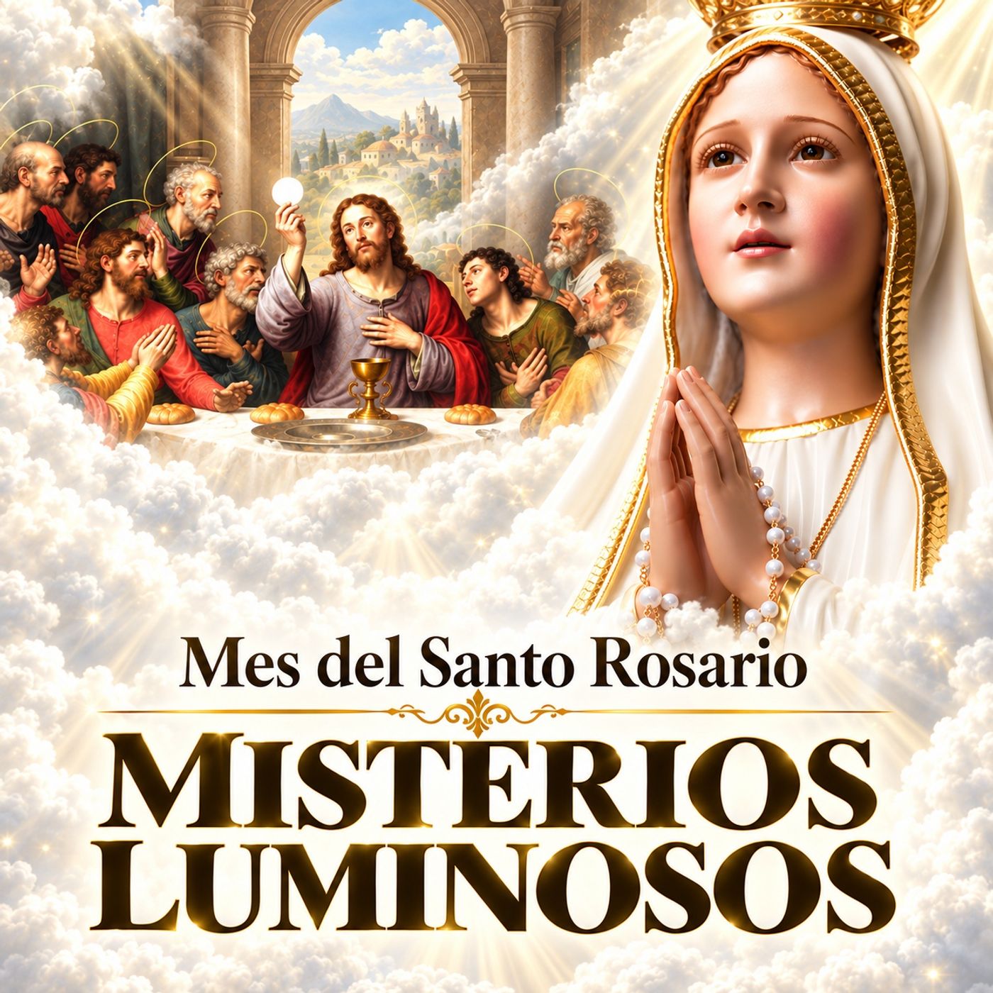 Santo Rosario Bíblico | 15 de Octubre de 2026 | Misterios Luminosos | Mes del Santo Rosario