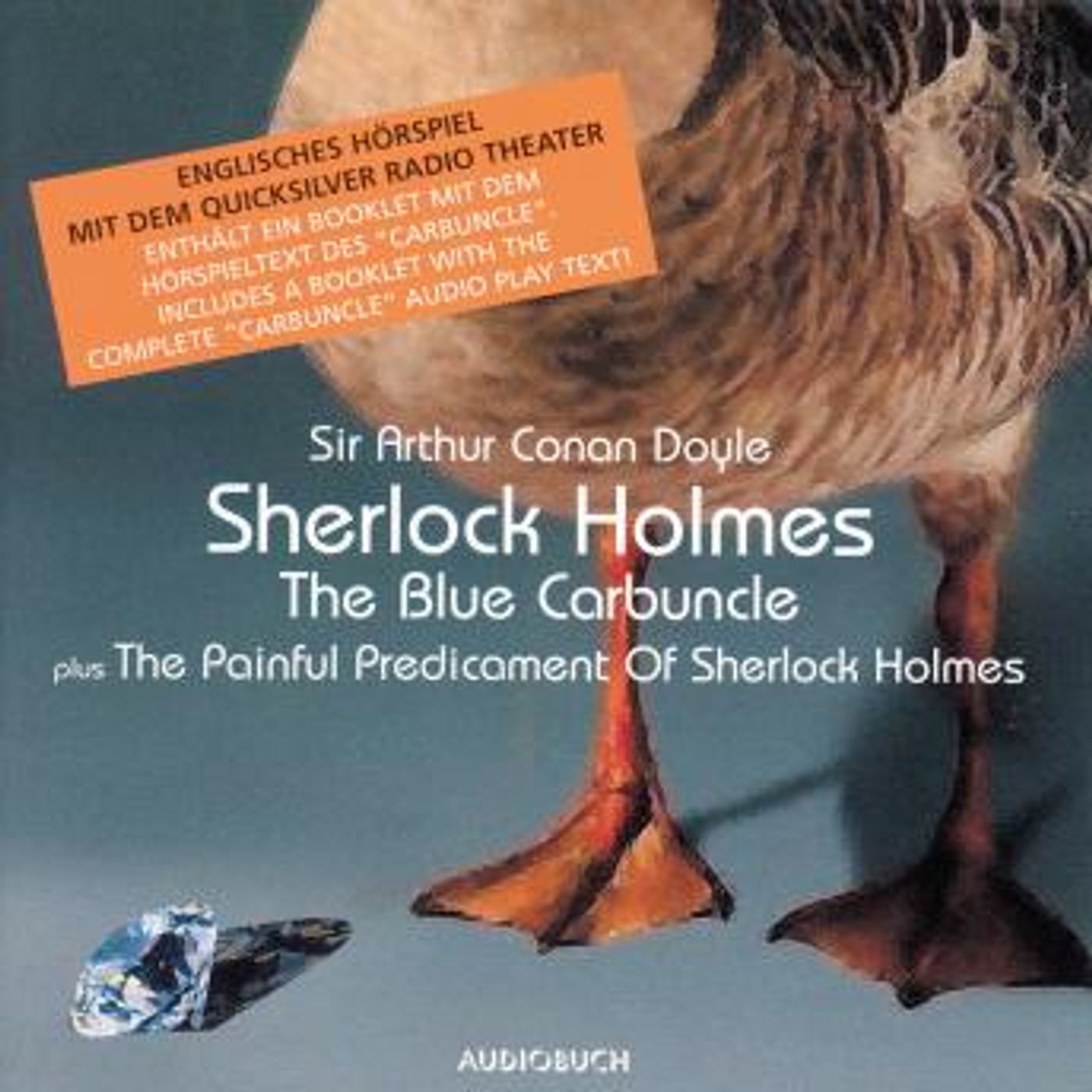 [German] - The Sherlock Holmes - The Blue Carbuncle: Hörspiel in englischer Sprache by Sir Arthur Conan Doyle episode artwork