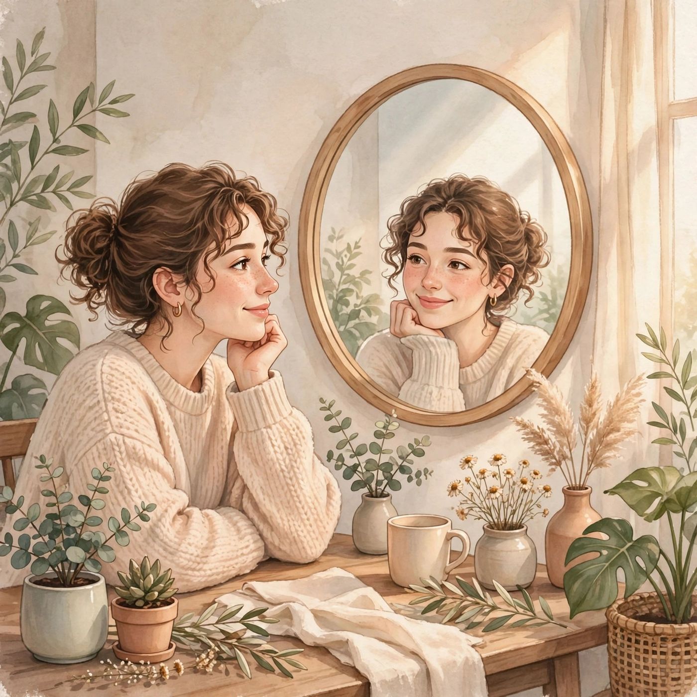 The Kind Mirror: A Morning of Self-Compassion episode artwork