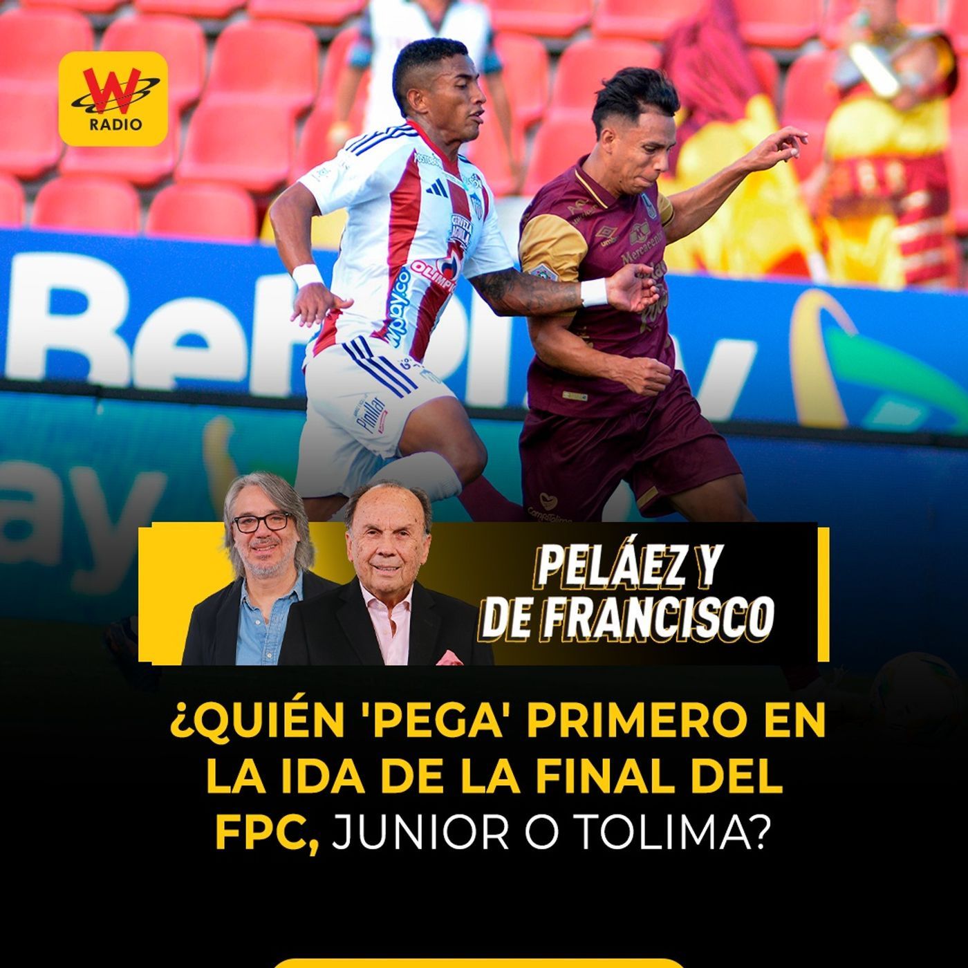 ¿Quién 'pega' primero en la ida de la final del FPC, Junior o Tolima?
