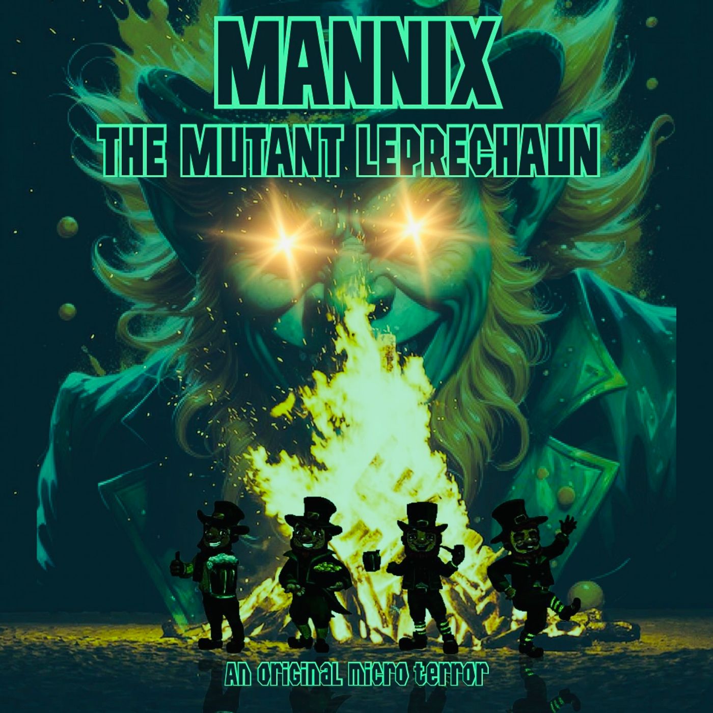 “MANNIX THE MUTANT LEPRECHAUN” by Scott Donnelly #MicroTerrors