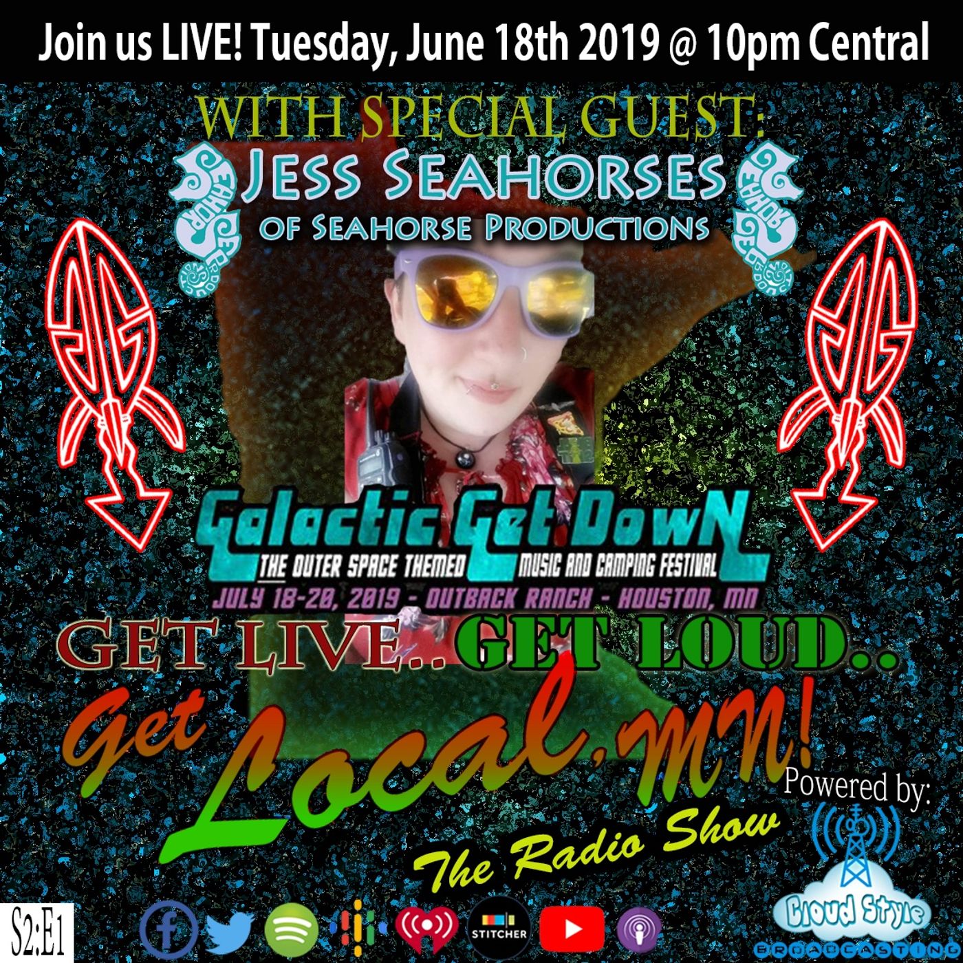 Galactic Get Down Talk w/ Jess Seahorses Galactic Get Down Talk w/ Jess Seahorses