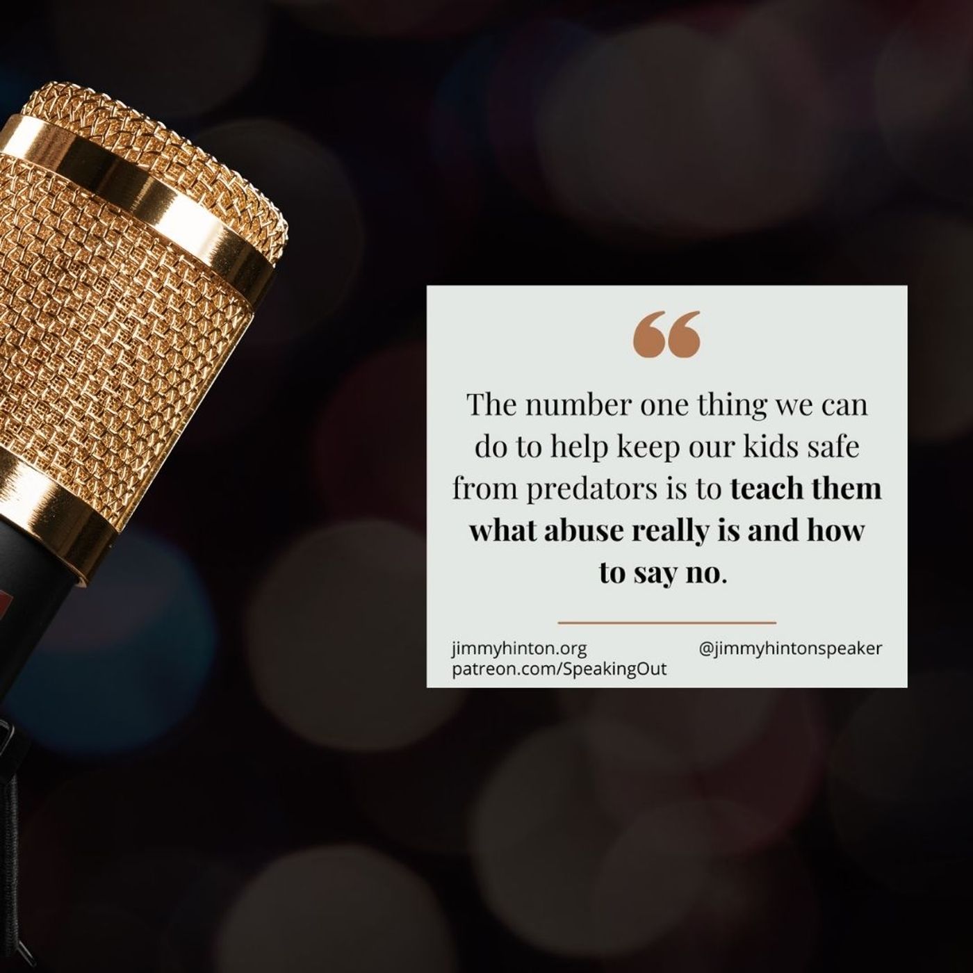 The Speaking Out on Sex Abuse Podcast