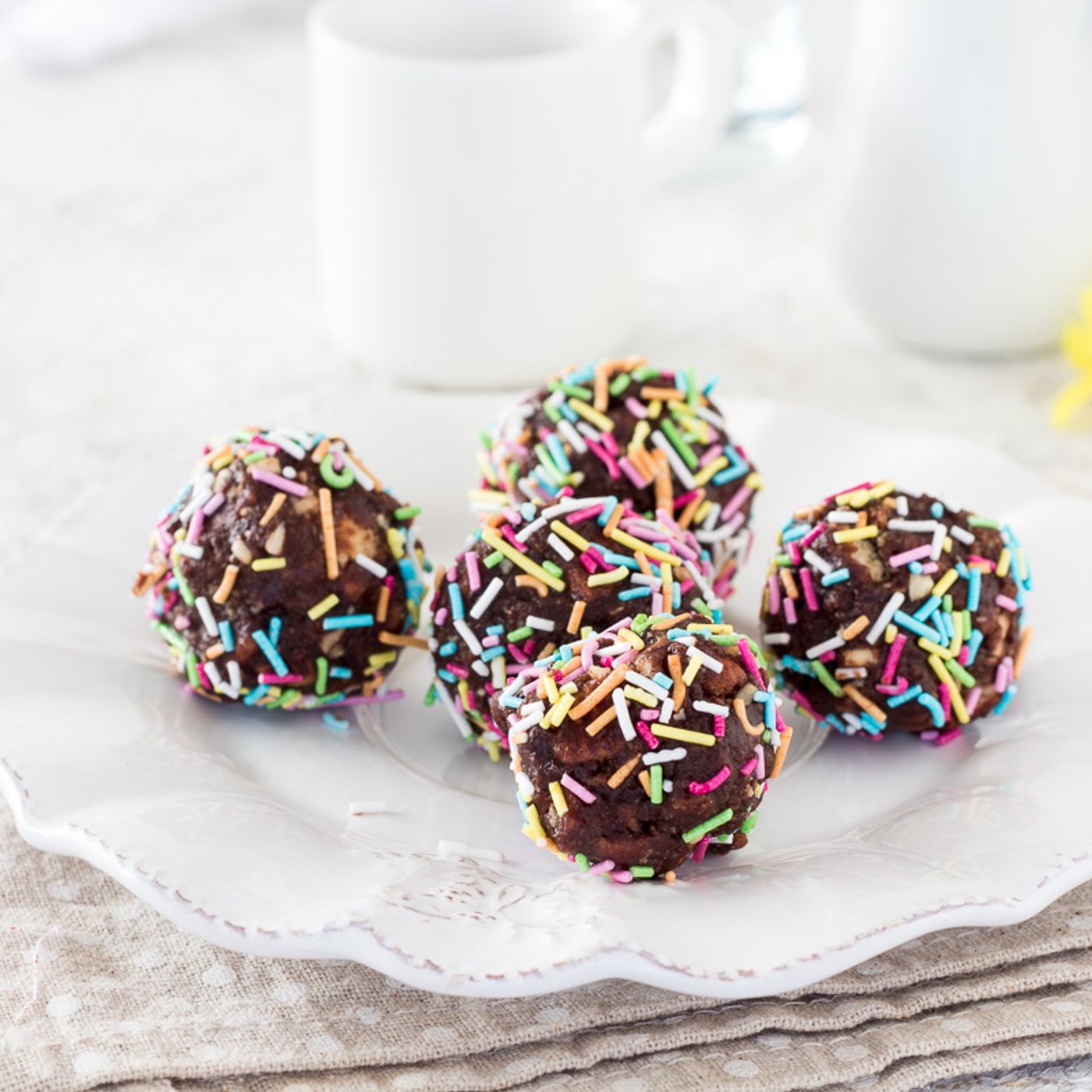 PALLINE DI CIOCCOLATO FONDENTE